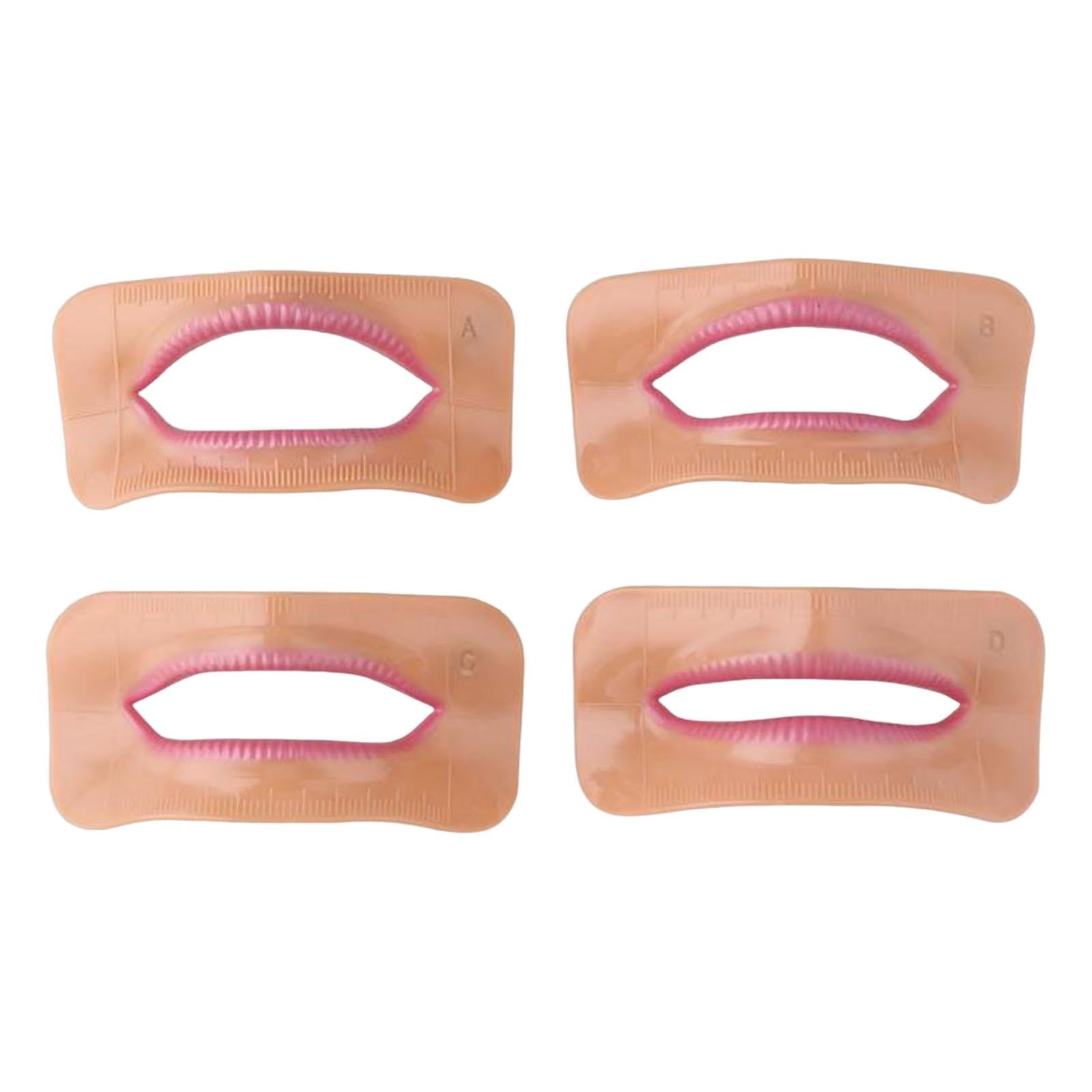 4Pcs Mouth Lip Model Accessories Checking Arrangement Easy Use Lightweight