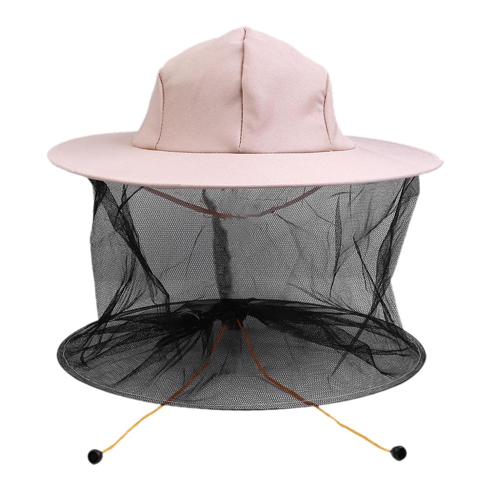 Unisex Beekeeper Veil Hat Beekeeping Cowboy Hat for Camping Outdoor Beginner