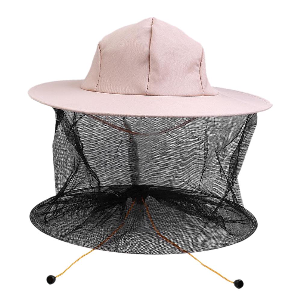 Unisex Beekeeper Veil Hat Beekeeping Cowboy Hat for Camping Outdoor Beginner