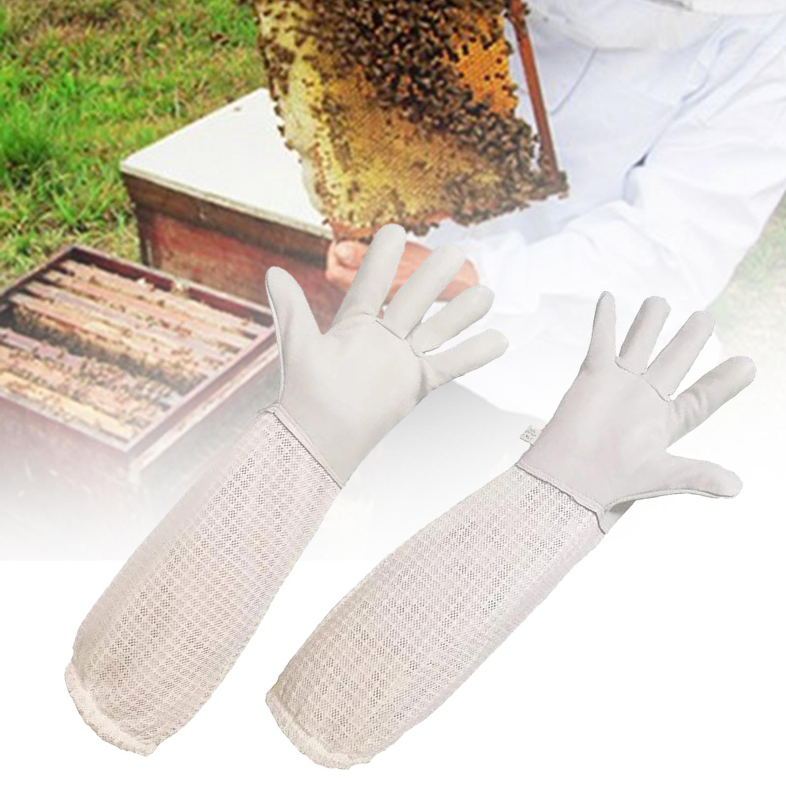 Premium Beekeeping Glove Durable Anti Pricks Protective for Men Women Adults