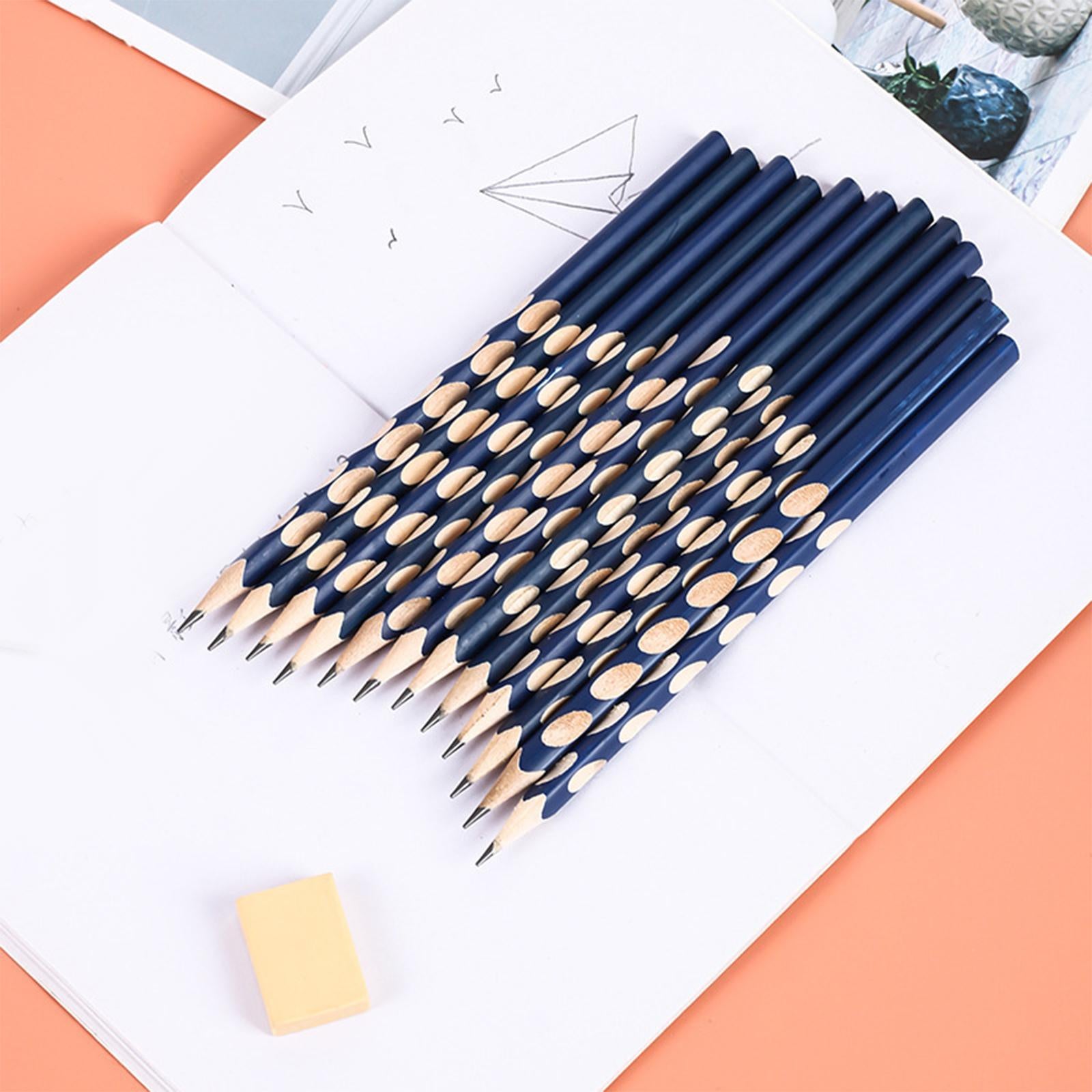 Multipurpose Wood Pencils Correct Grip Writing Pencil Portable for School