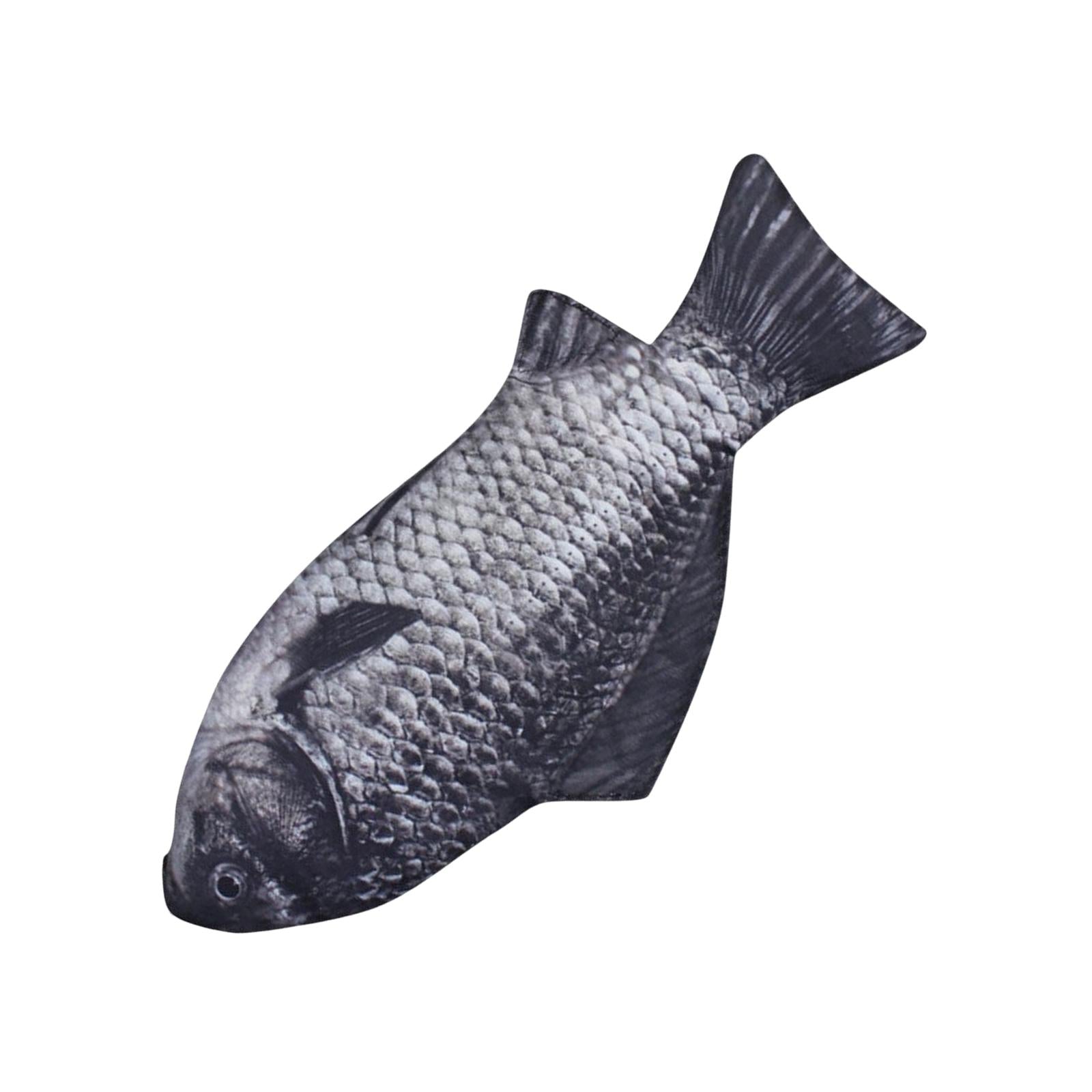 Fish Shape Pencil Case Pen Bag Creative Make up Pouch for Birthday Gift