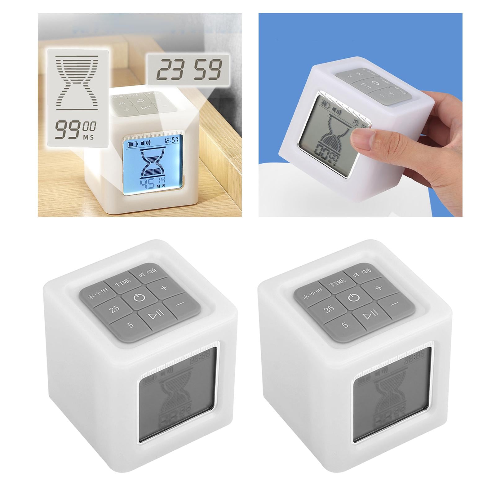 Timer Portable Digital Visual Timer count counter for Study Home Exercise Light