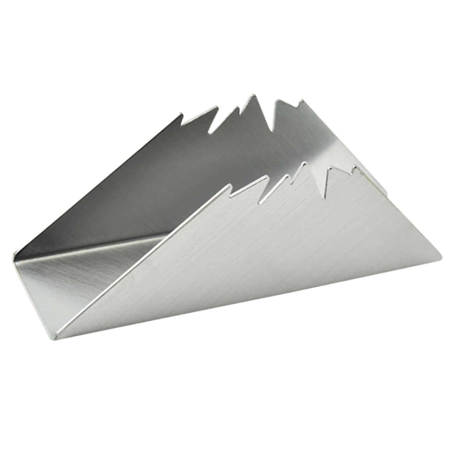 Napkin Holders Notes Organizer Letters for Countertop Club Dinning Room Home Silver