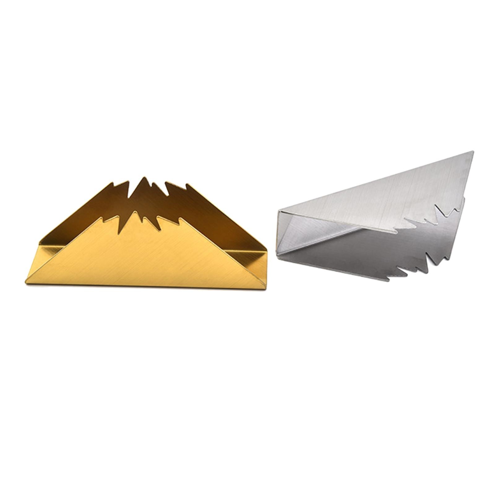 Napkin Holders Notes Organizer Letters for Countertop Club Dinning Room Home Silver