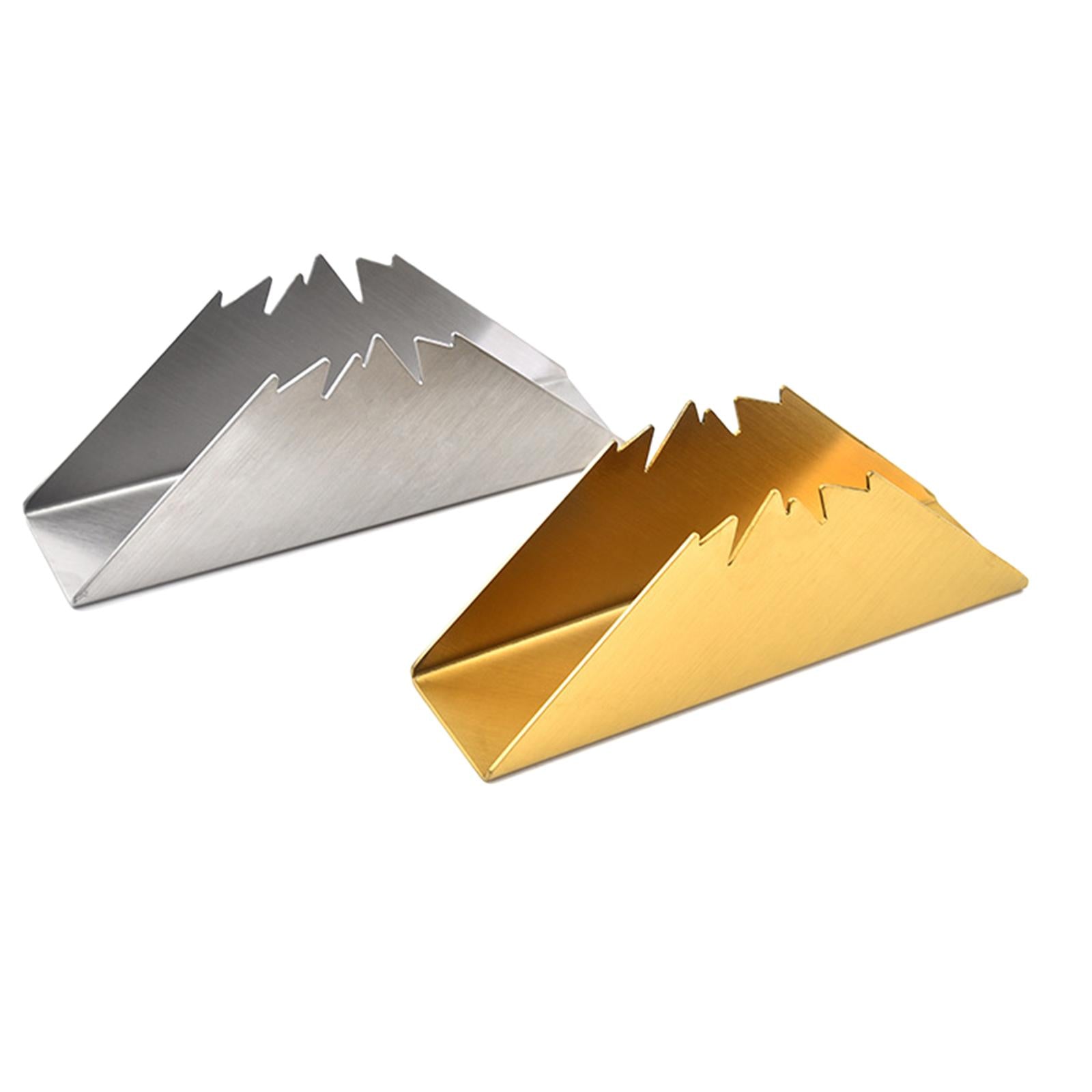 Napkin Holders Notes Organizer Letters for Countertop Club Dinning Room Home Silver