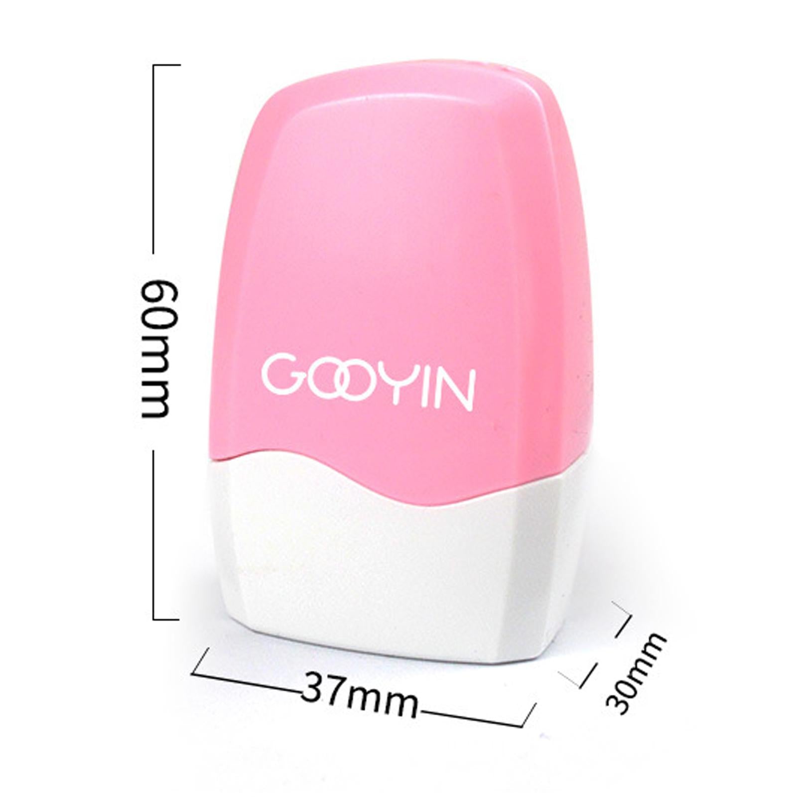 Identity Cover Roller Stamp Parcel Data Elimination ID Privacy Confidential Pink