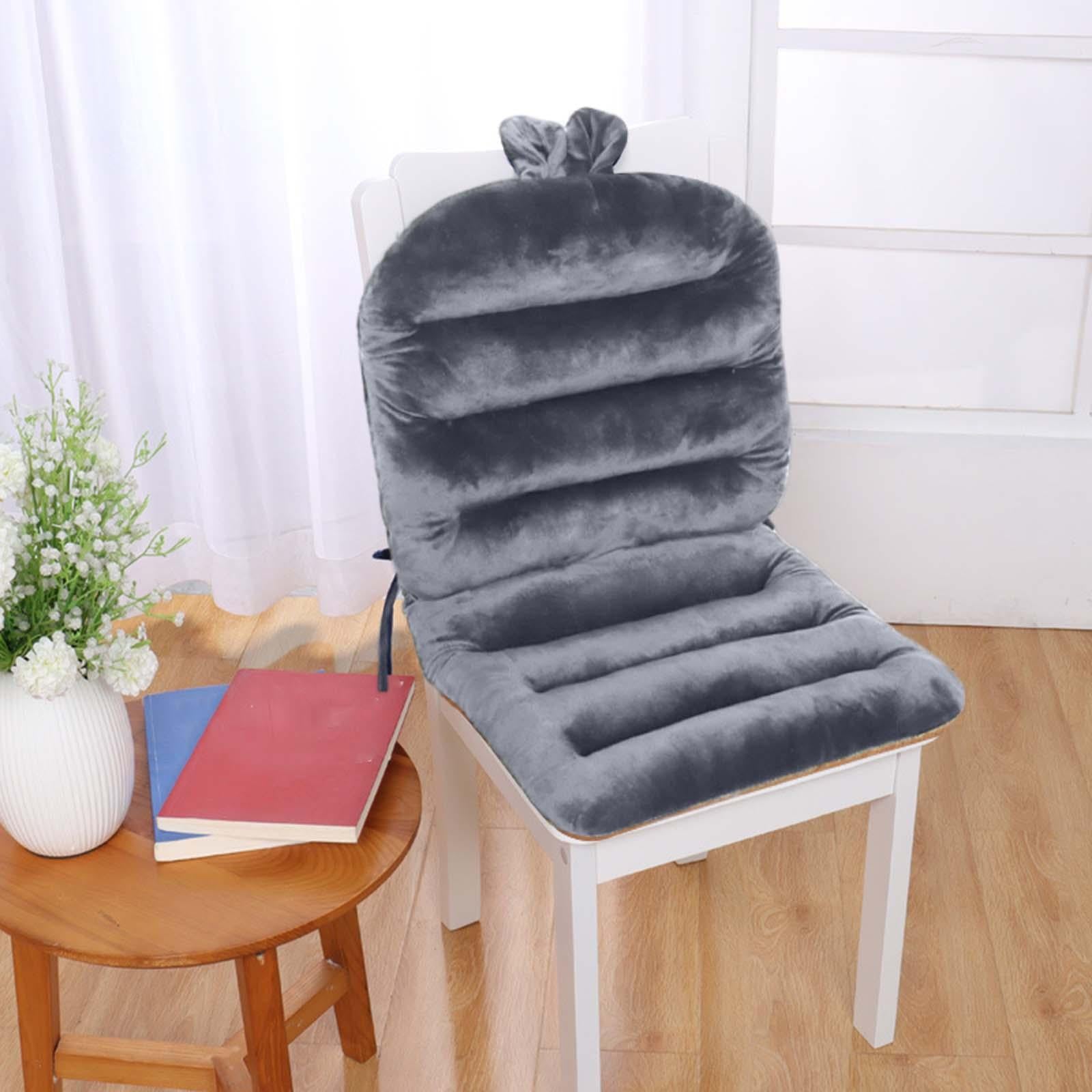 Chair Seat Cushion Comfortable Chair Pads for Kitchen Bedroom Office Chair Gray