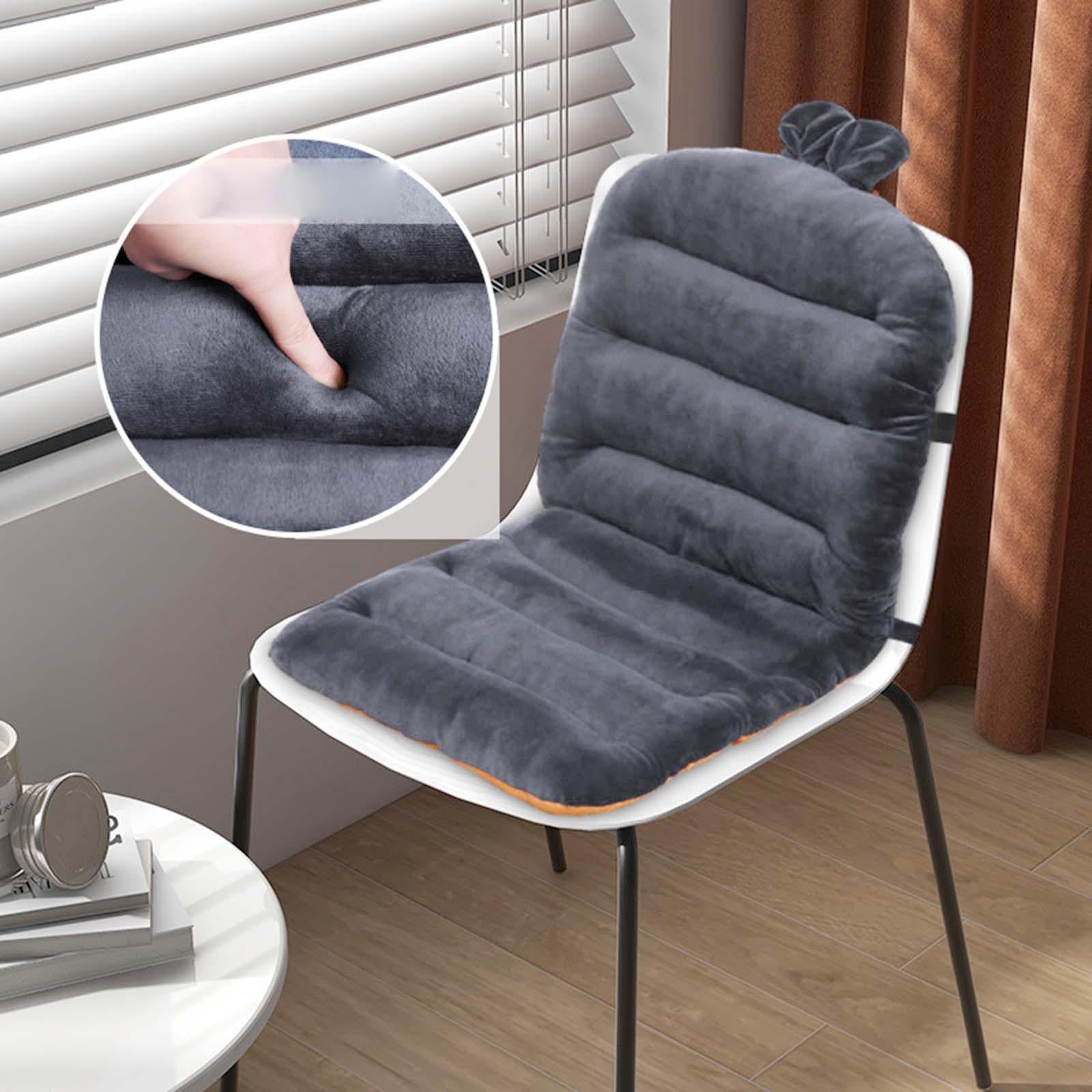 Chair Seat Cushion Comfortable Chair Pads for Kitchen Bedroom Office Chair Gray