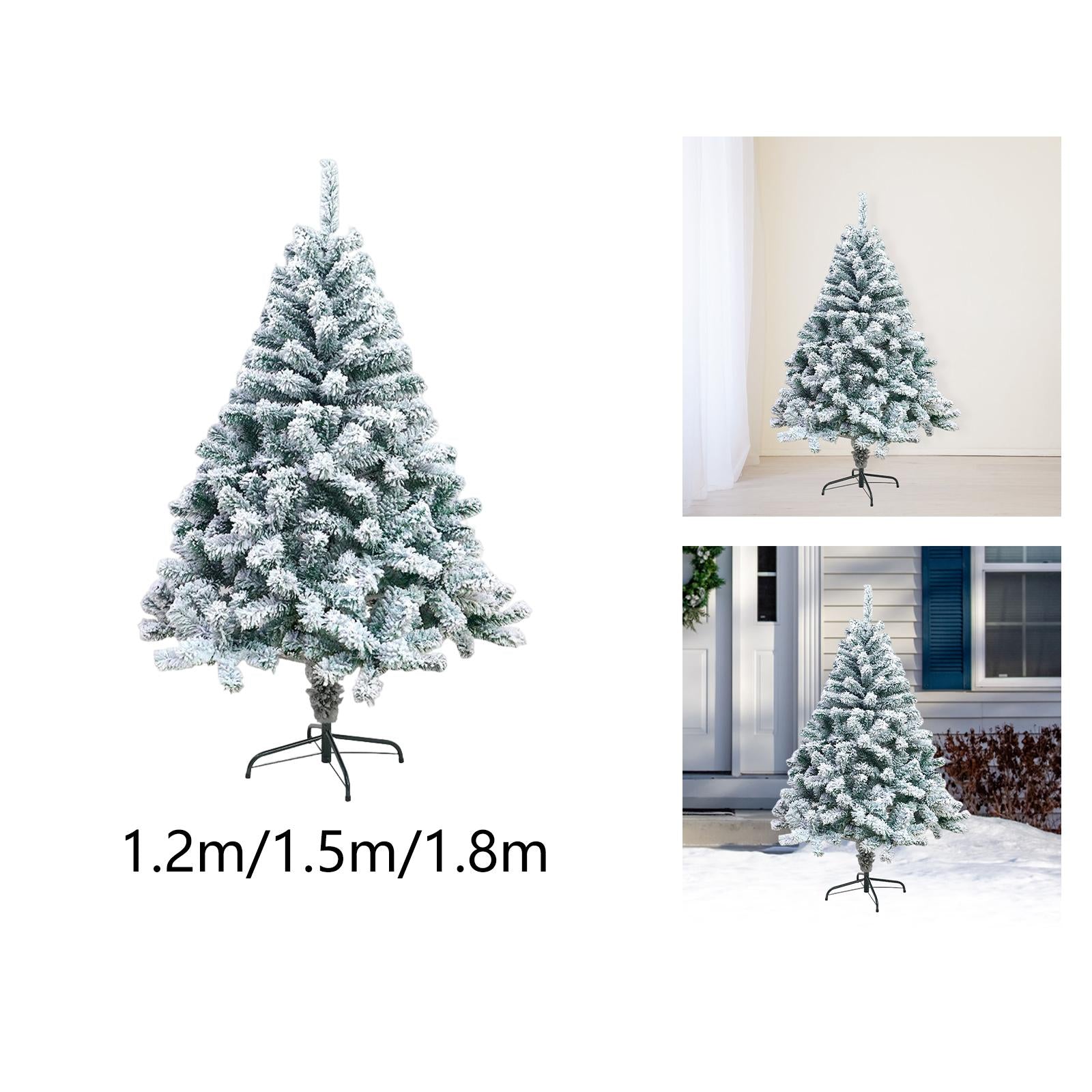 Artificial Christmas Trees Metal Stand Lightweight for Outdoor Party Decor 1.2m