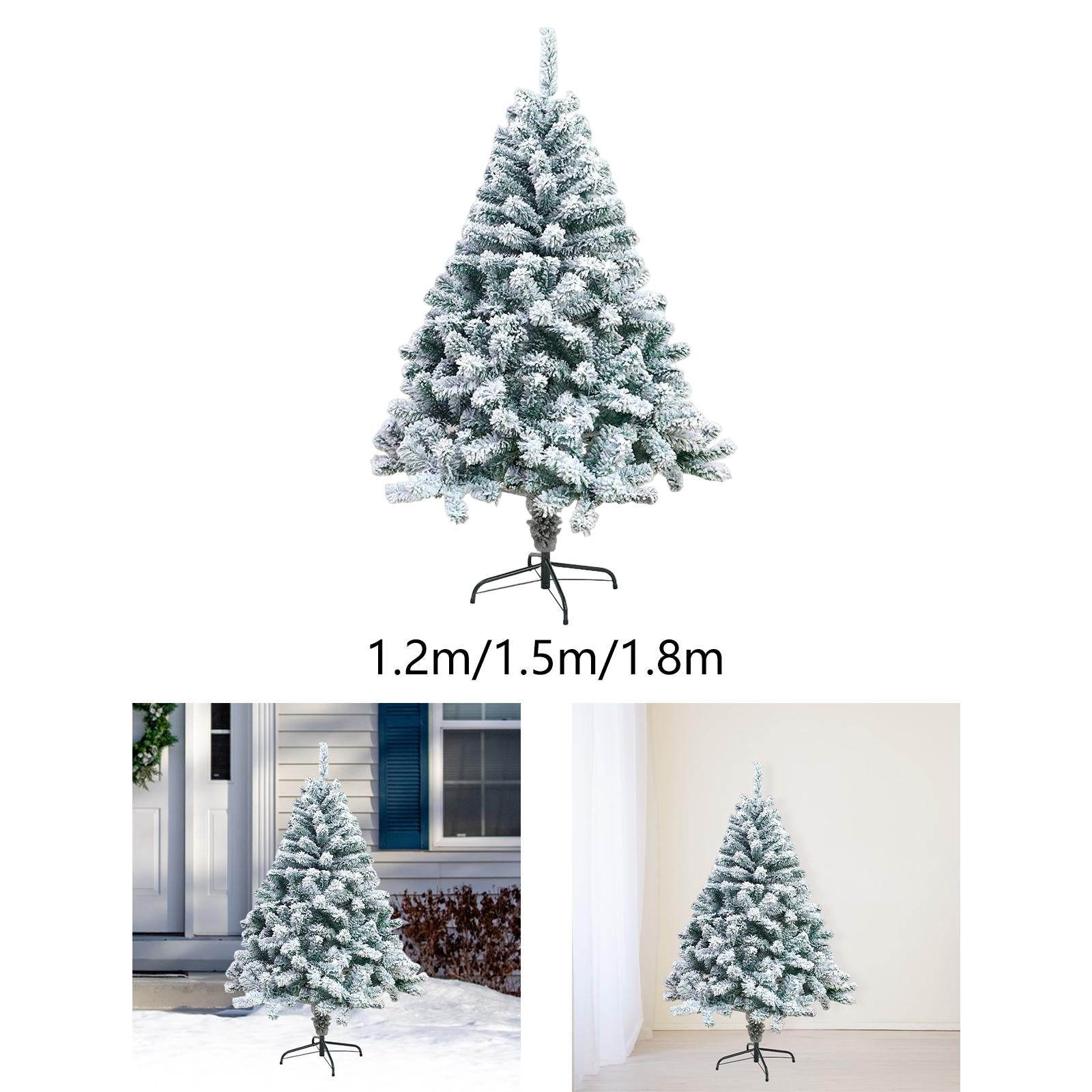 Artificial Christmas Trees Metal Stand Lightweight for Outdoor Party Decor 1.2m