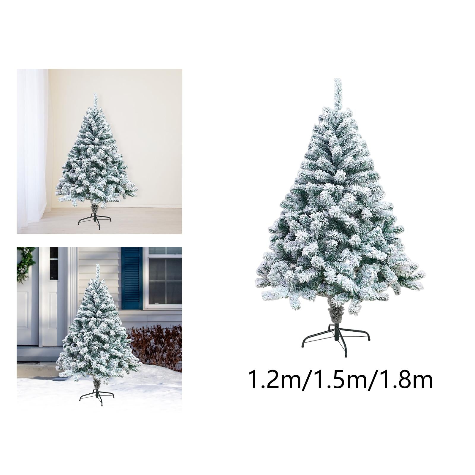 Artificial Christmas Trees Metal Stand Lightweight for Outdoor Party Decor 1.2m