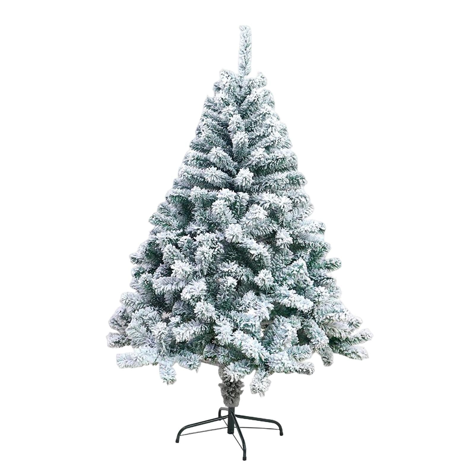 Artificial Christmas Trees Metal Stand Lightweight for Outdoor Party Decor 1.5m