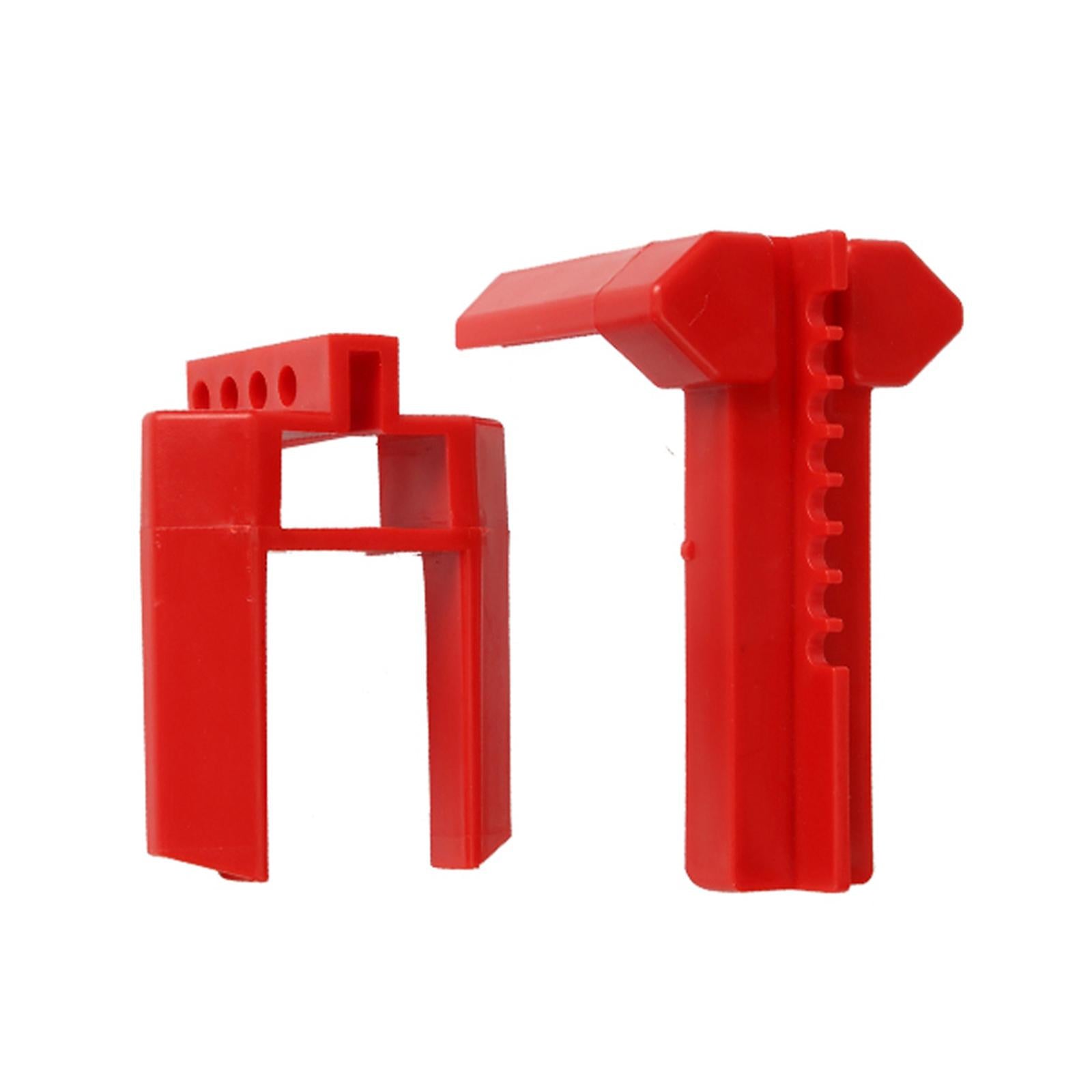 Valve Lock Adjustable Gate Valve Lockout Pipeline Red Practical Durable