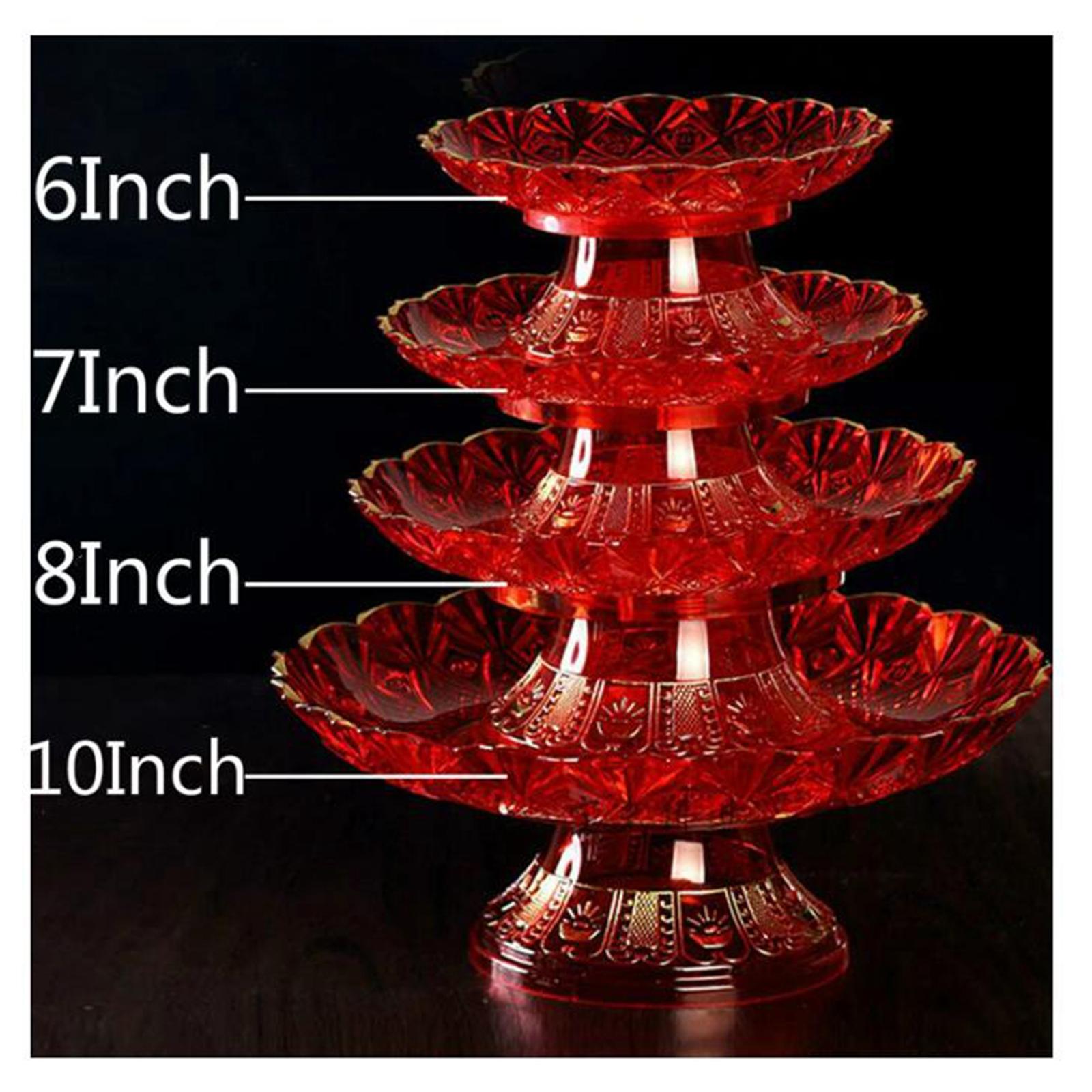 Fruit Tray Multifunctional Ornament Durable Convenient for Desktop Household 6 inch