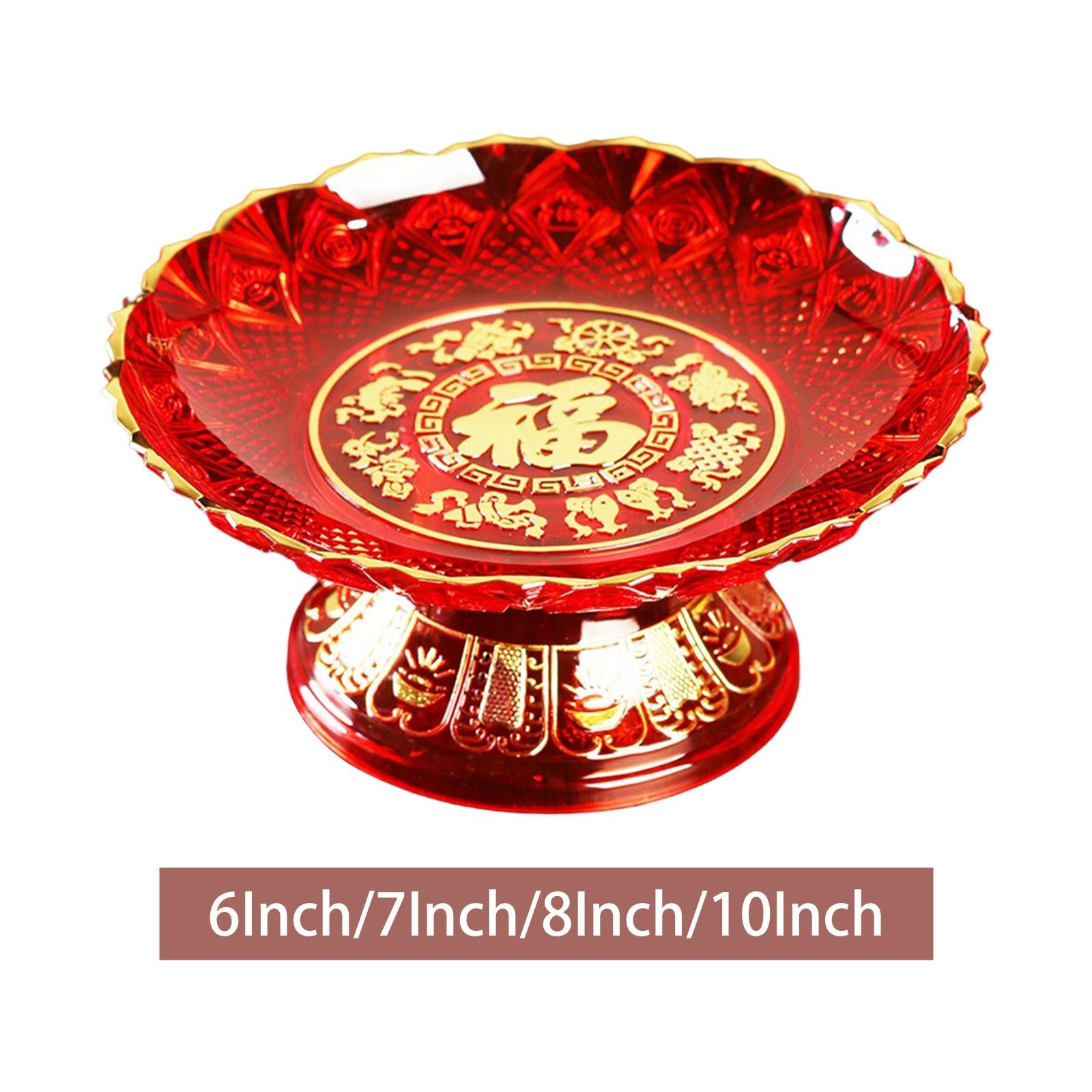 Fruit Tray Multifunctional Ornament Durable Convenient for Desktop Household 6 inch