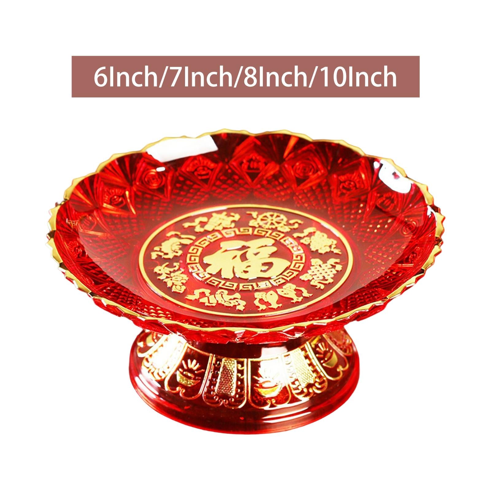 Fruit Tray Multifunctional Ornament Durable Convenient for Desktop Household 6 inch