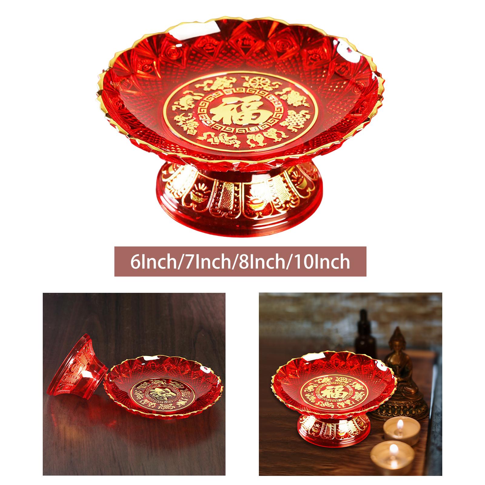 Fruit Tray Multifunctional Ornament Durable Convenient for Desktop Household 6 inch