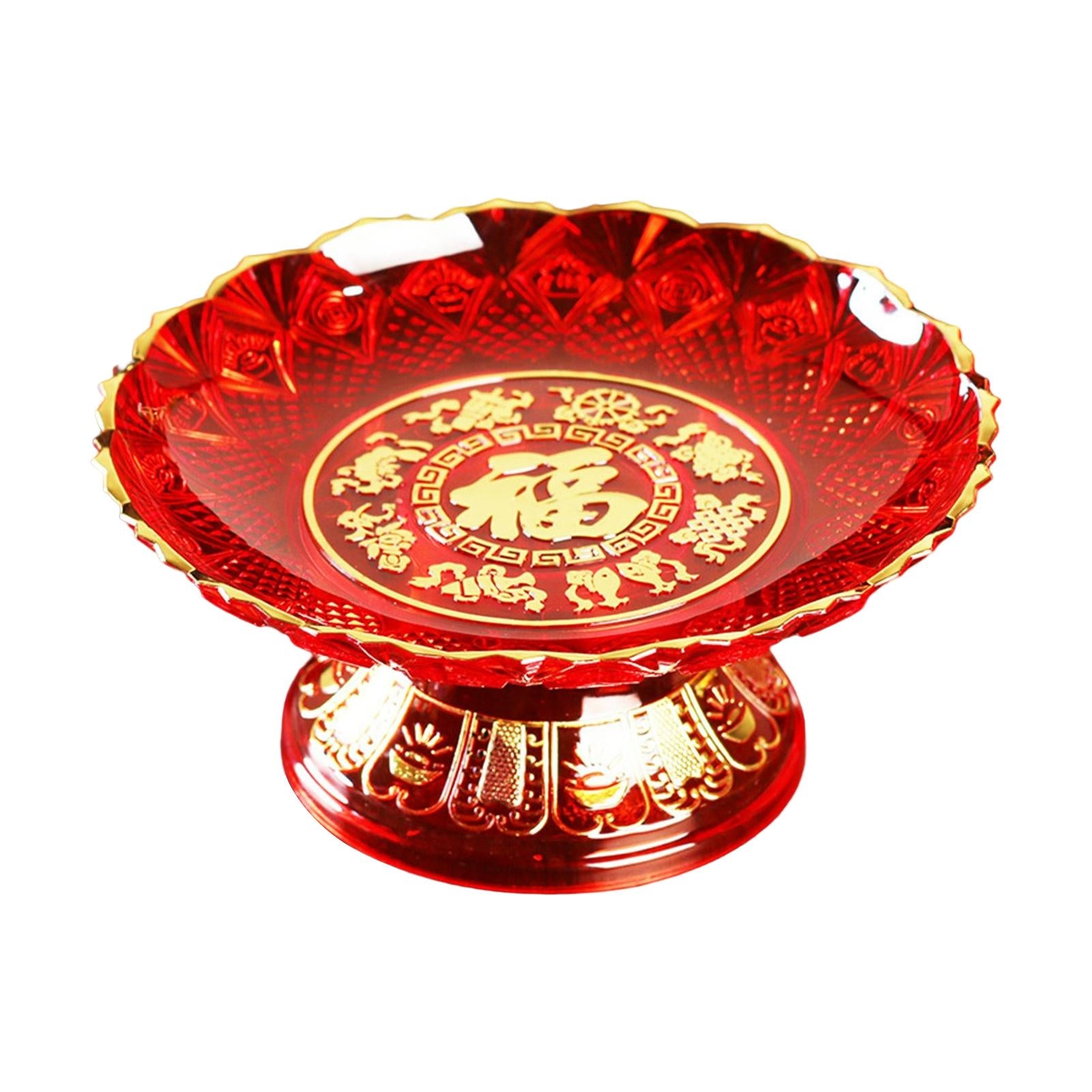 Fruit Tray Multifunctional Ornament Durable Convenient for Desktop Household 10 inch