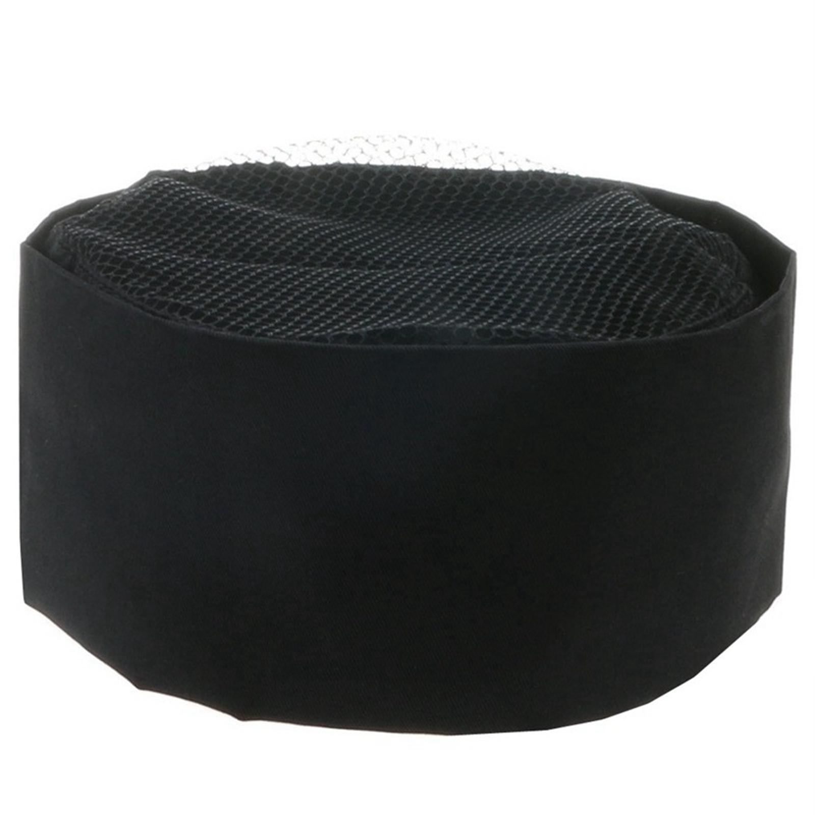 Japanese Cooking Hat Food Service Protective Hat for Restaurant Bakery Black