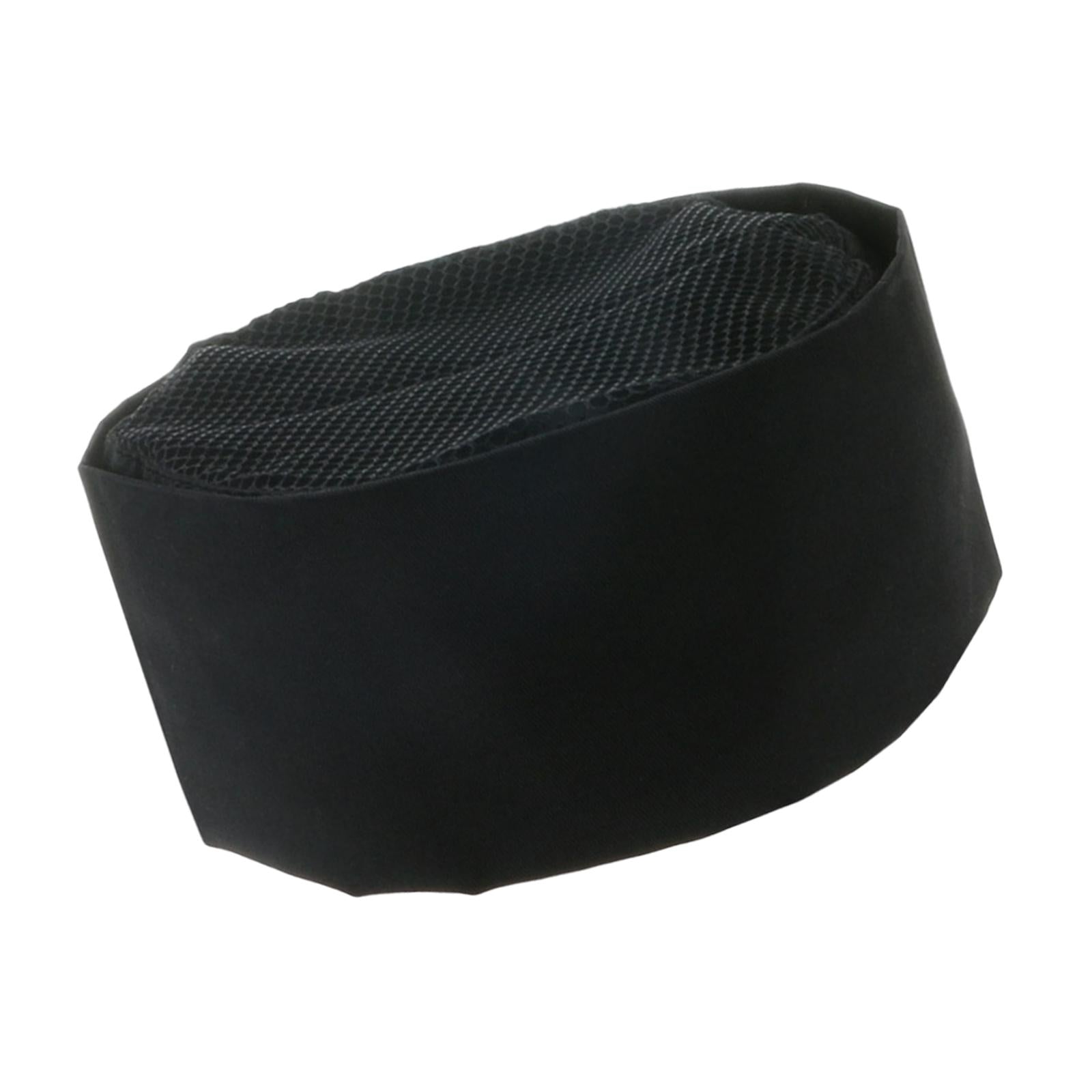 Japanese Cooking Hat Food Service Protective Hat for Restaurant Bakery Black