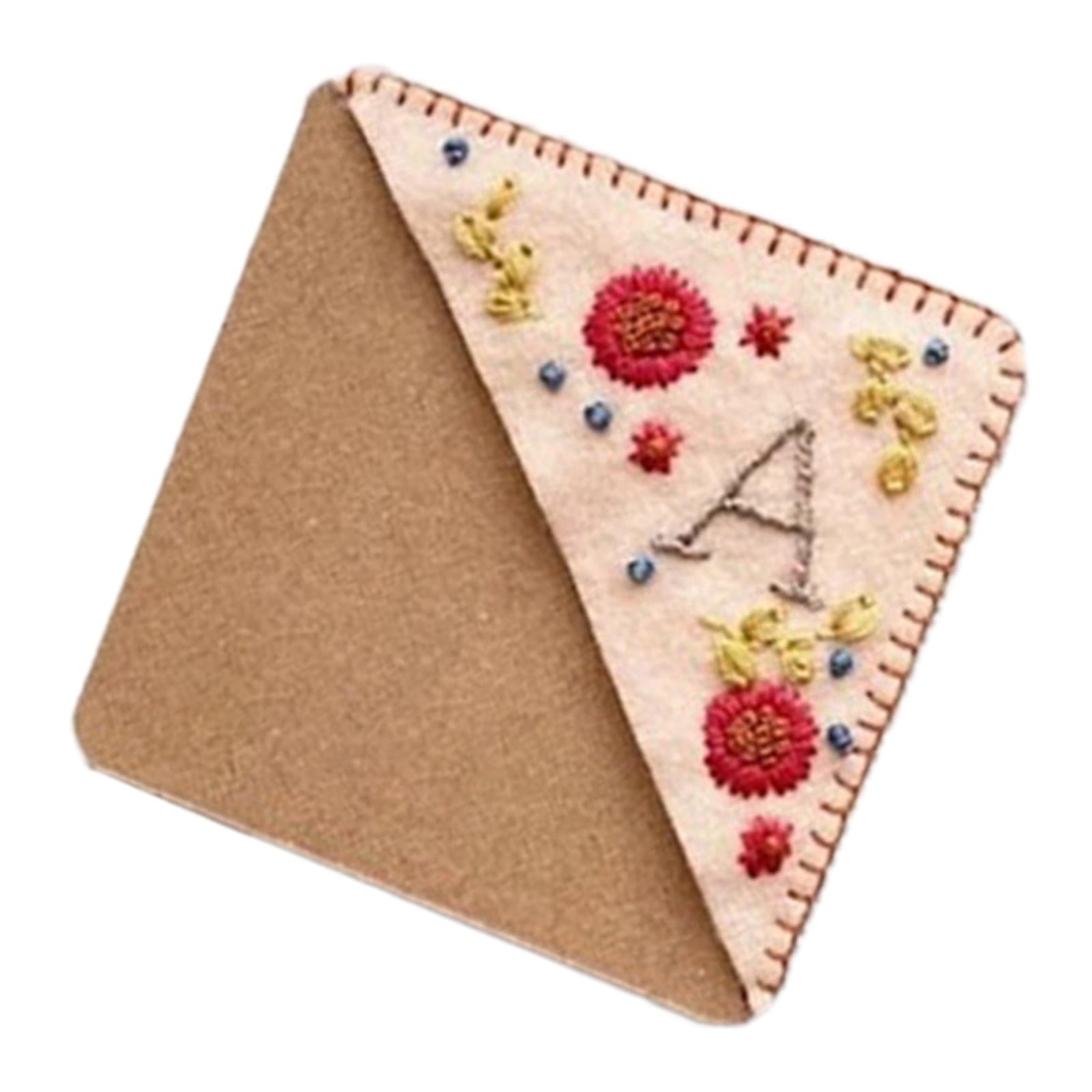 Handmade Corner Bookmark Corner Book Marks Page Clip for Kids Men Gifts Letter A