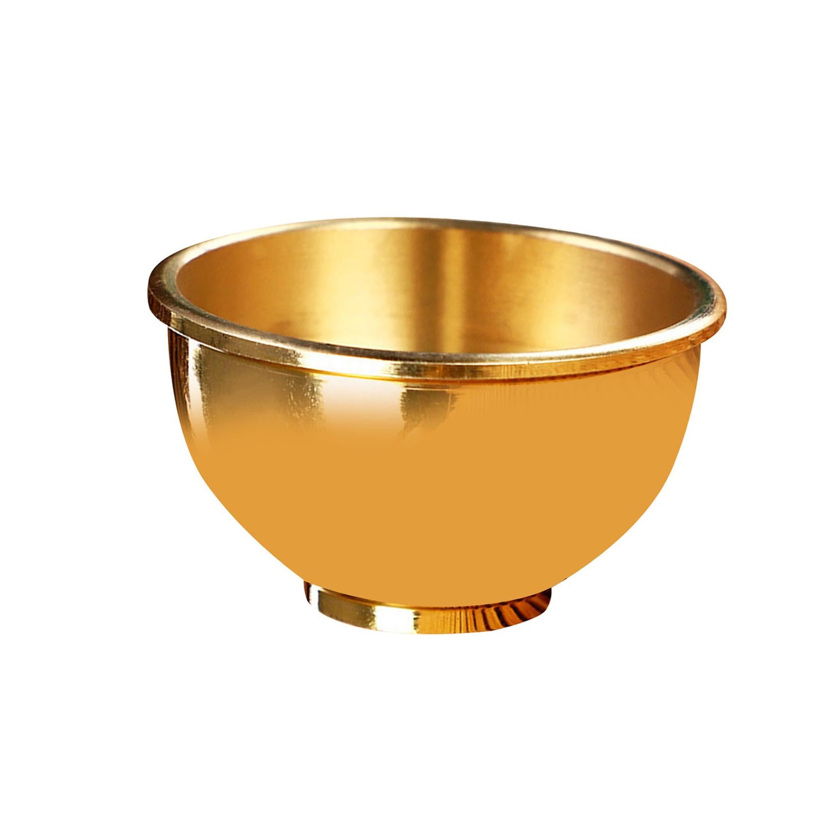 Brass Cup Buddha Cups Buddhism Water Cup Handmade for Desktop Household L