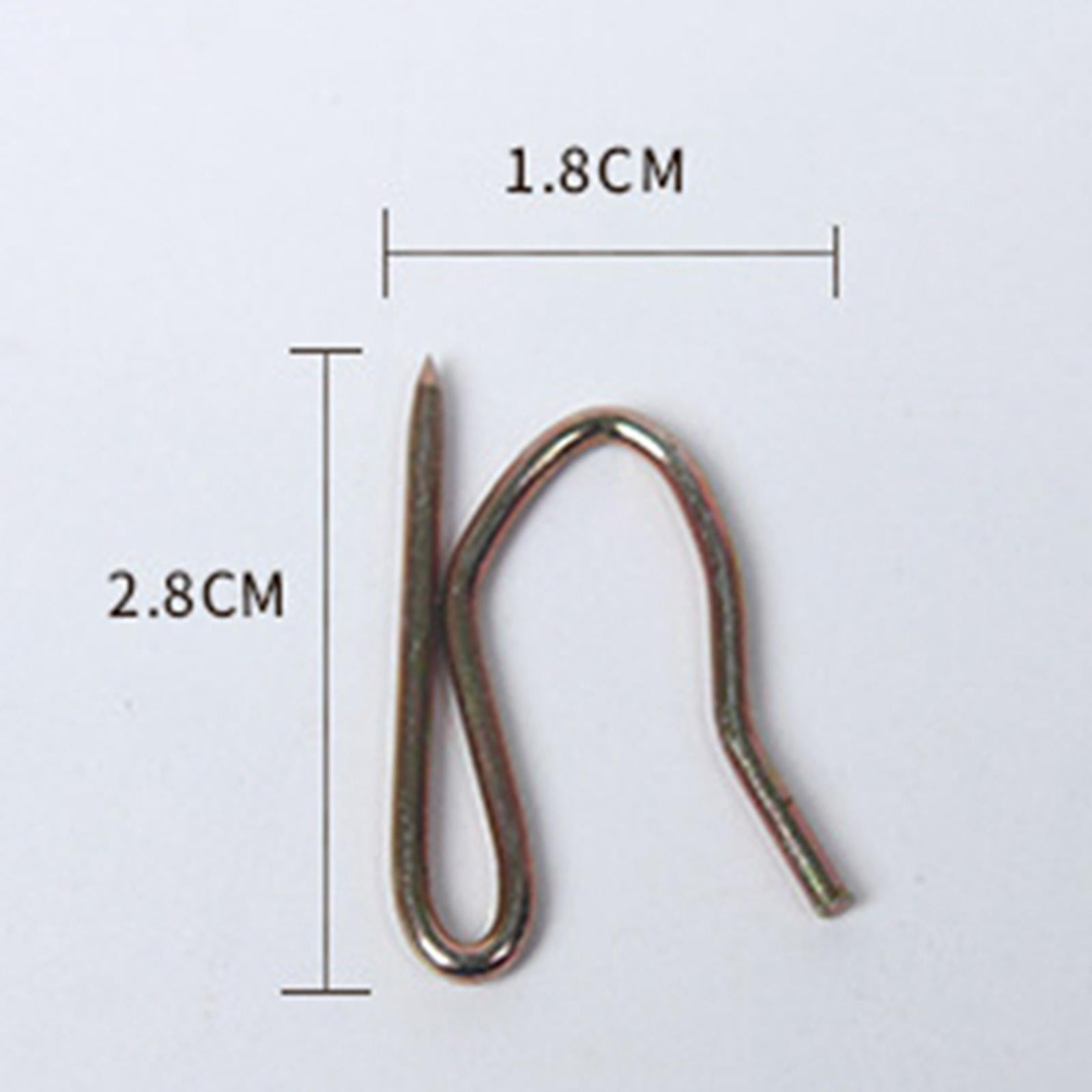 Drapery Hooks Pins Curtain Hook Pinch Pleat Hooks for Shower Window Door 700PCS