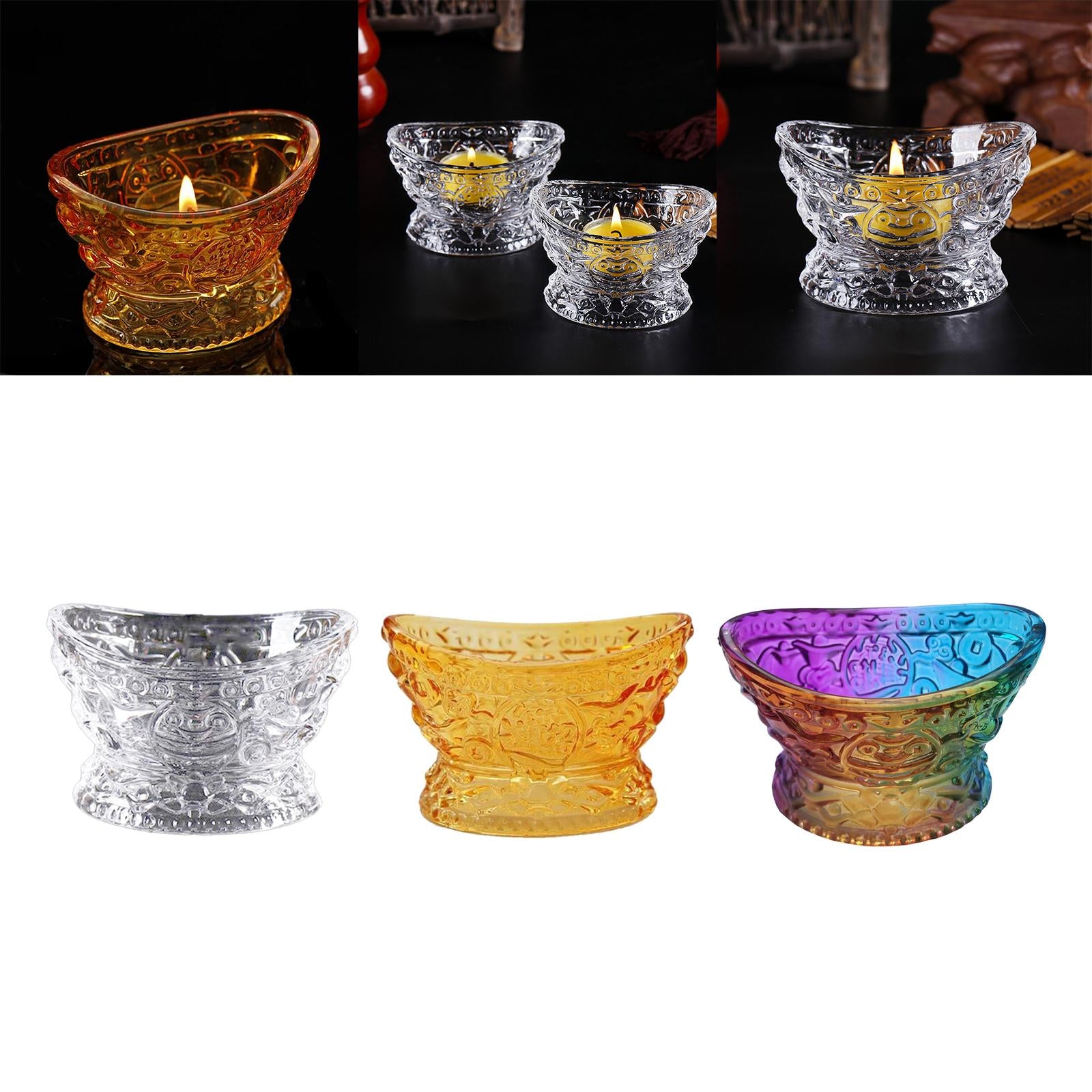 Elegant Tea Light Candle Holder Tealight Holder for Festival Party Decor S White