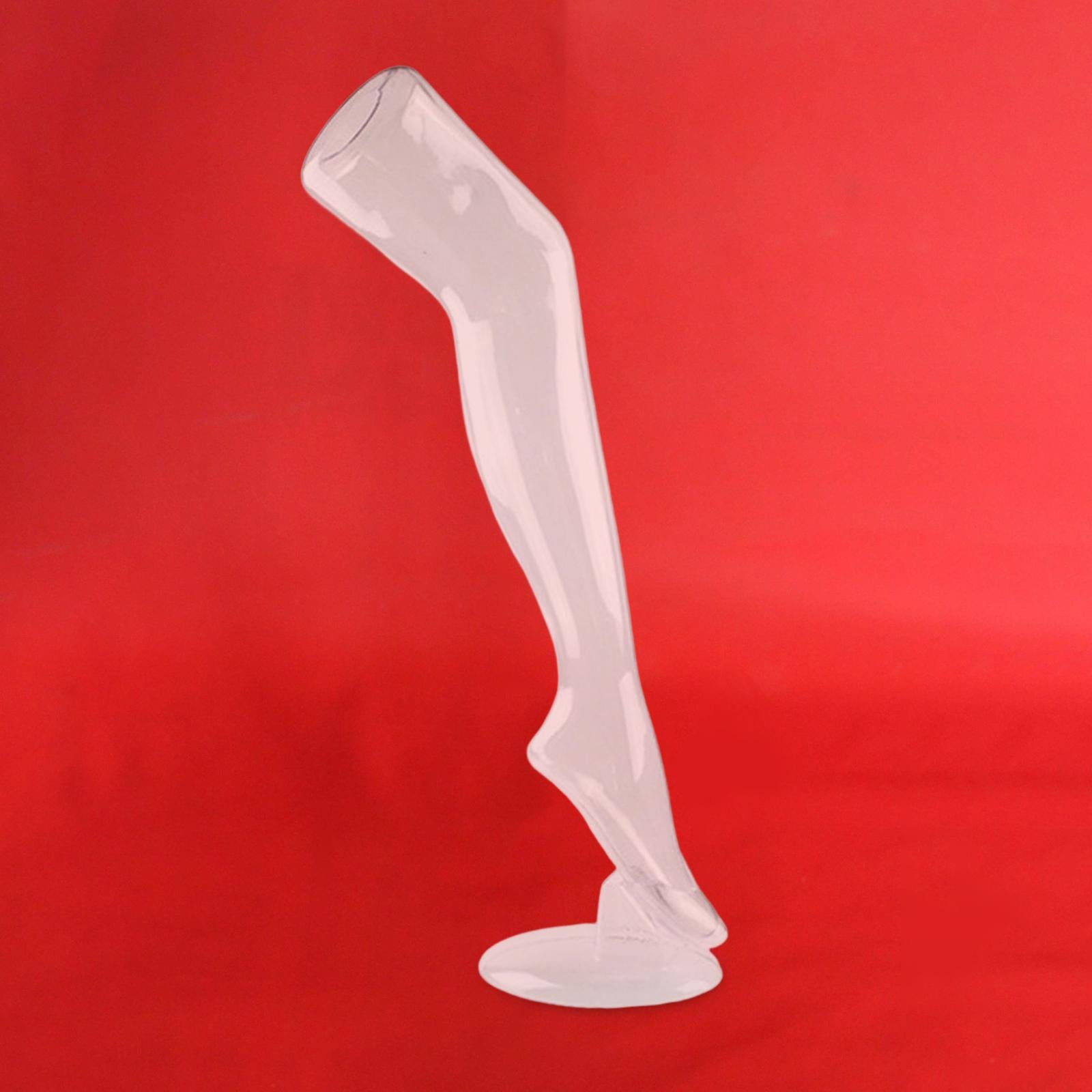 Freestanding Women Leg Models Have Long Legs Display Socks Tool for Women Clear