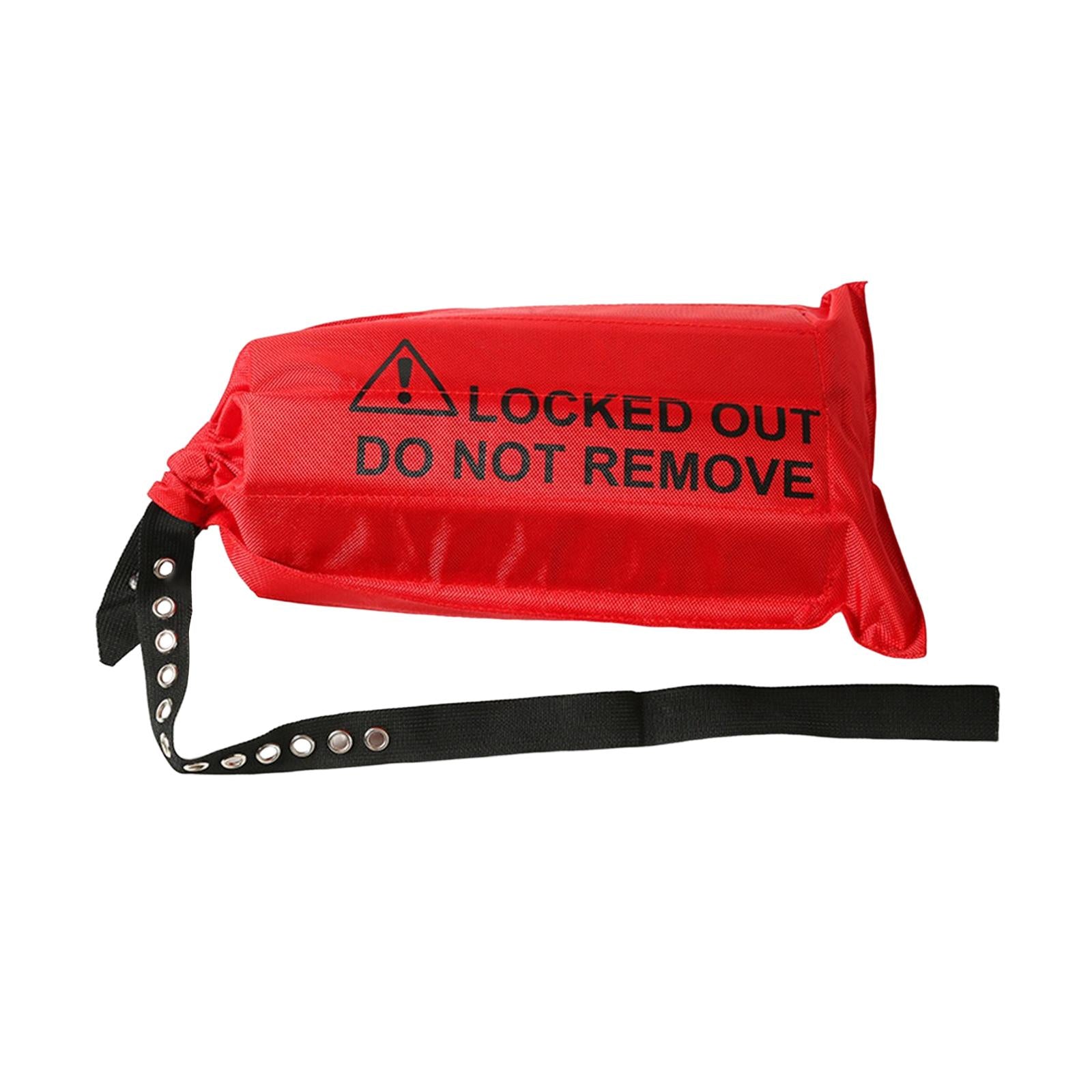 Crane Controller Lockout Bag Controller Safety Lock Bag for Camping Fishing