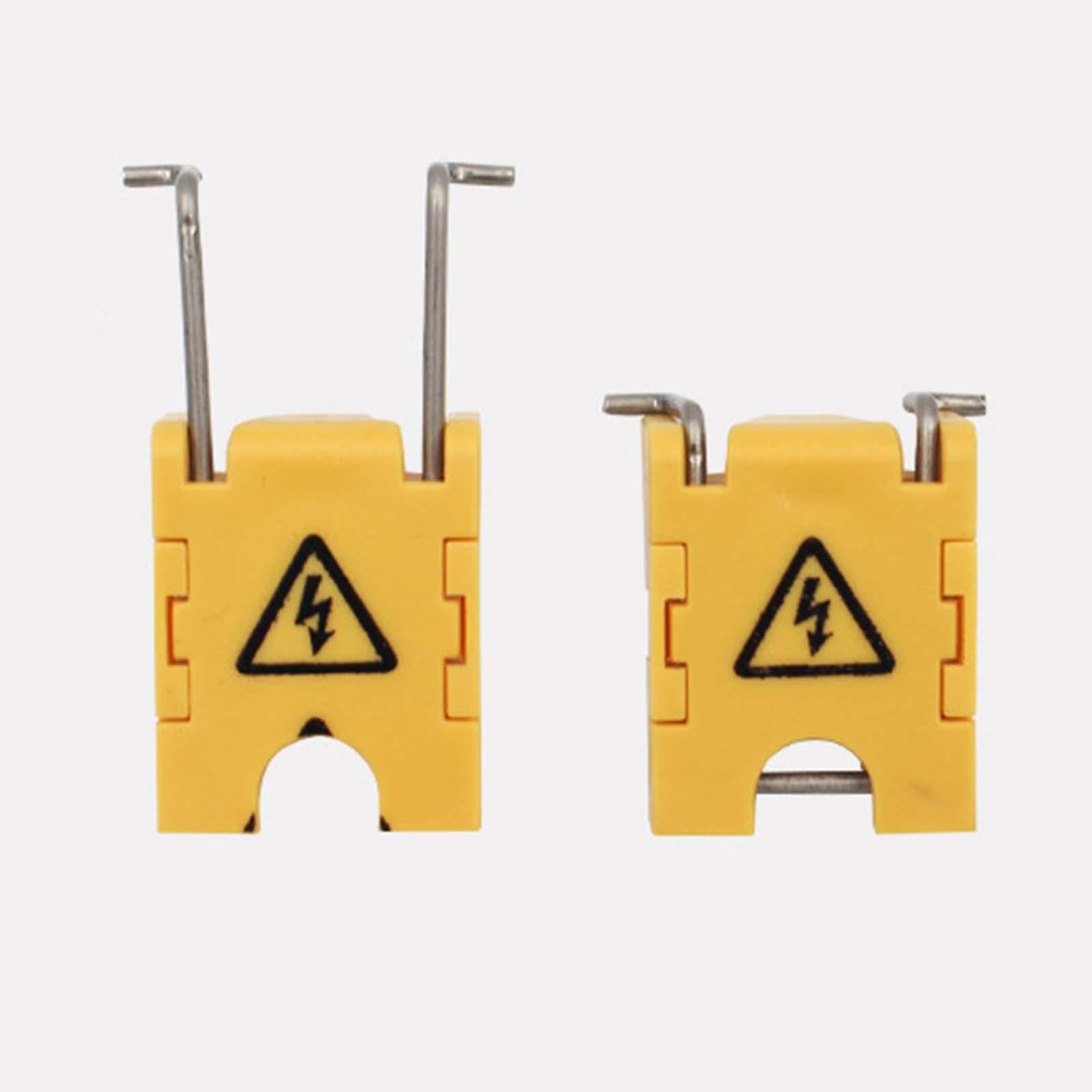 Mini Circuit Breaker Lock Lockout Portable Easily Installed Color Yellow