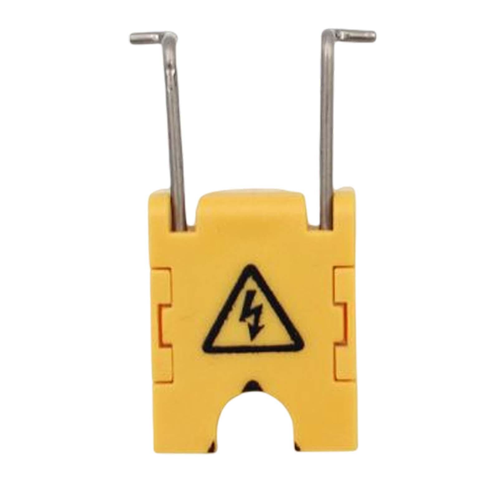 Mini Circuit Breaker Lock Lockout Portable Easily Installed Color Yellow