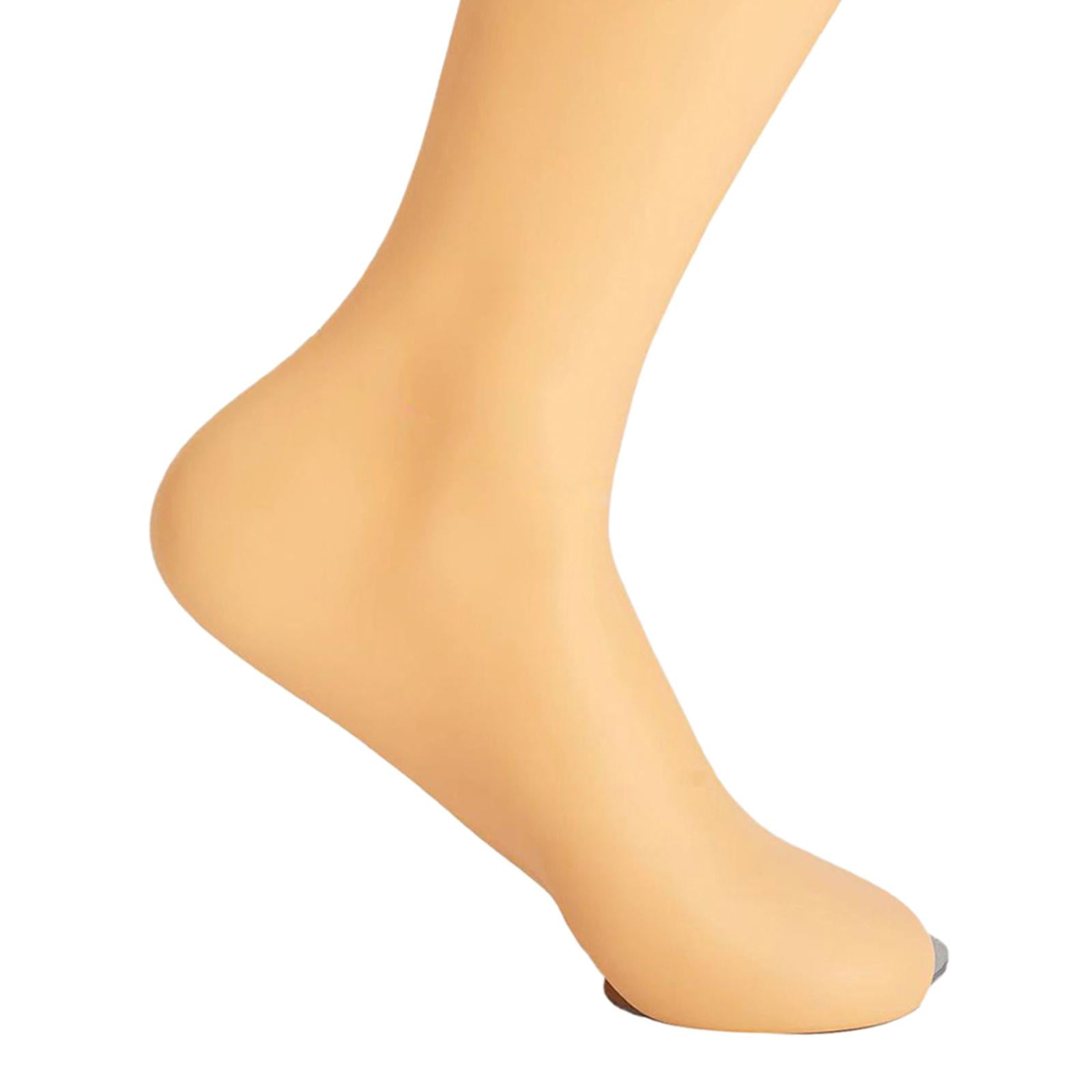 Freestanding Male Feet Mannequin Foot Model Sock Display for Window Male Male Left Foot Skin Color
