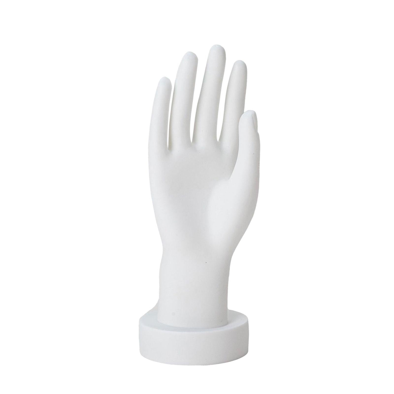 Hand Model Mannequin Fake Hand Right Photo Props for Gloves Bangles Showcase White