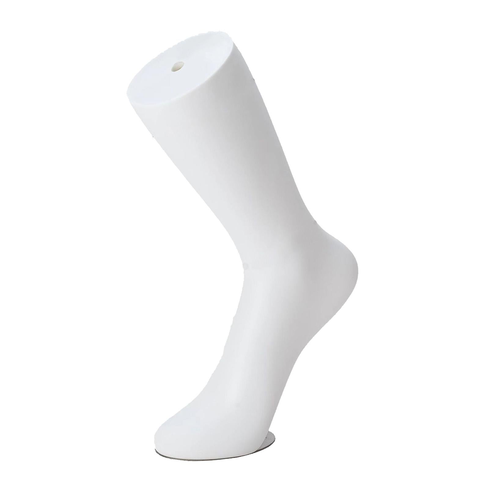 Mannequin Adult Feet Female Lifelike Standing for Chain Ankle Sandals Socks Right Foot White