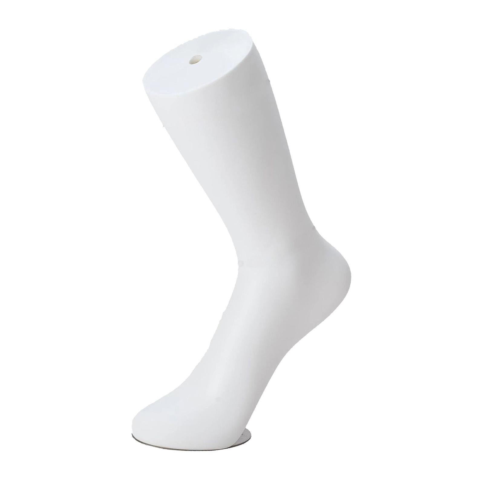 Mannequin Adult Feet Female Lifelike Standing for Chain Ankle Sandals Socks Right Foot White