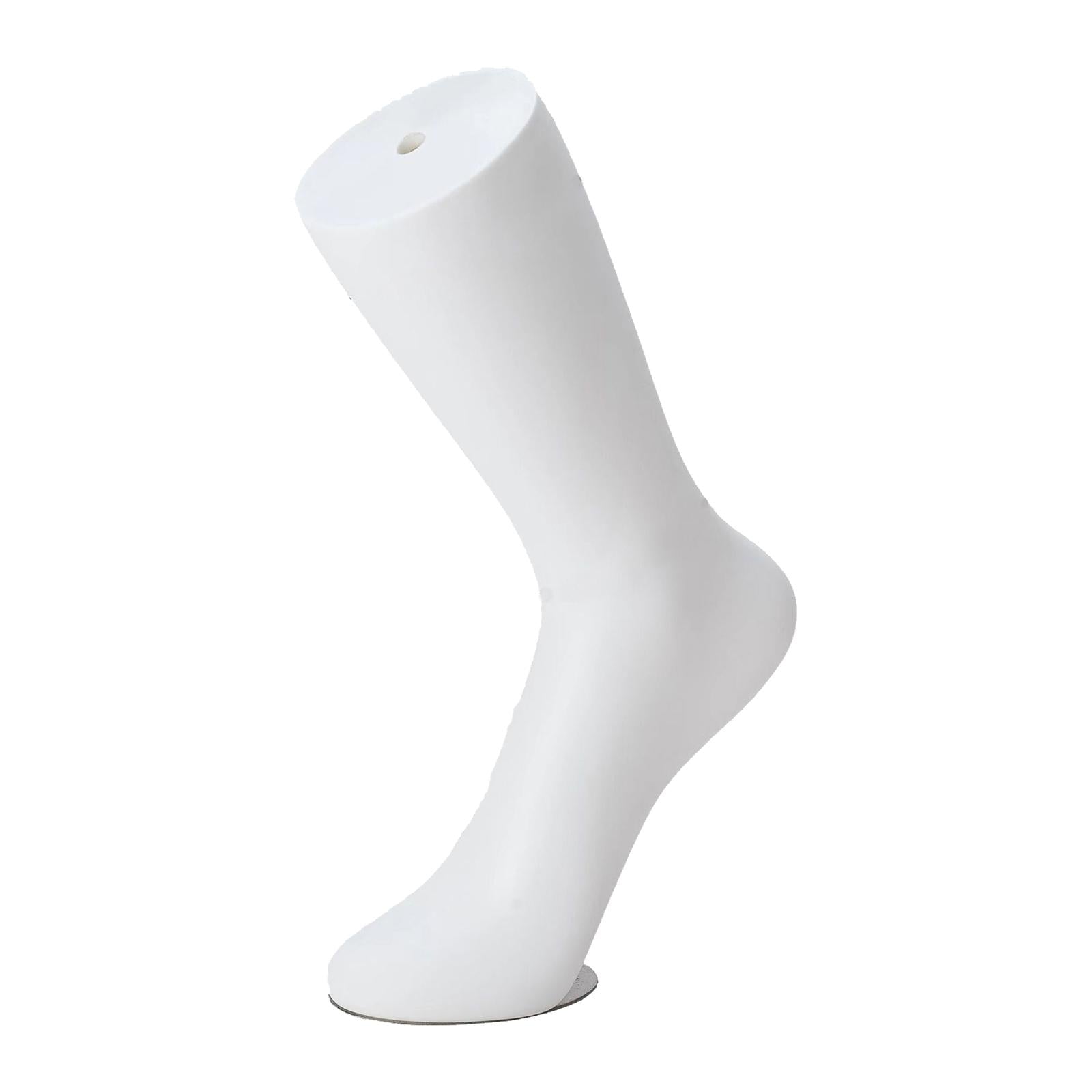 Mannequin Adult Feet Female Lifelike Standing for Chain Ankle Sandals Socks Right Foot White