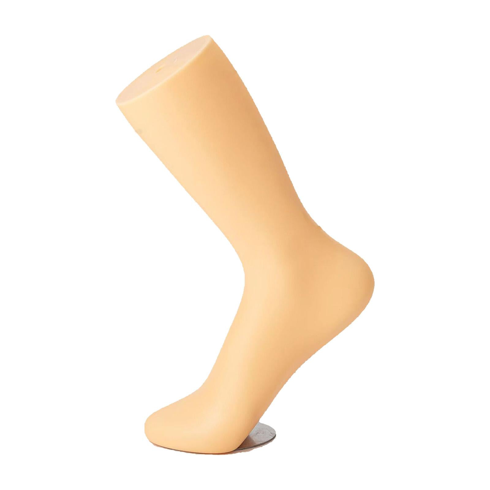 Mannequin Adult Feet Female Lifelike Standing for Chain Ankle Sandals Socks Right Foot Normal