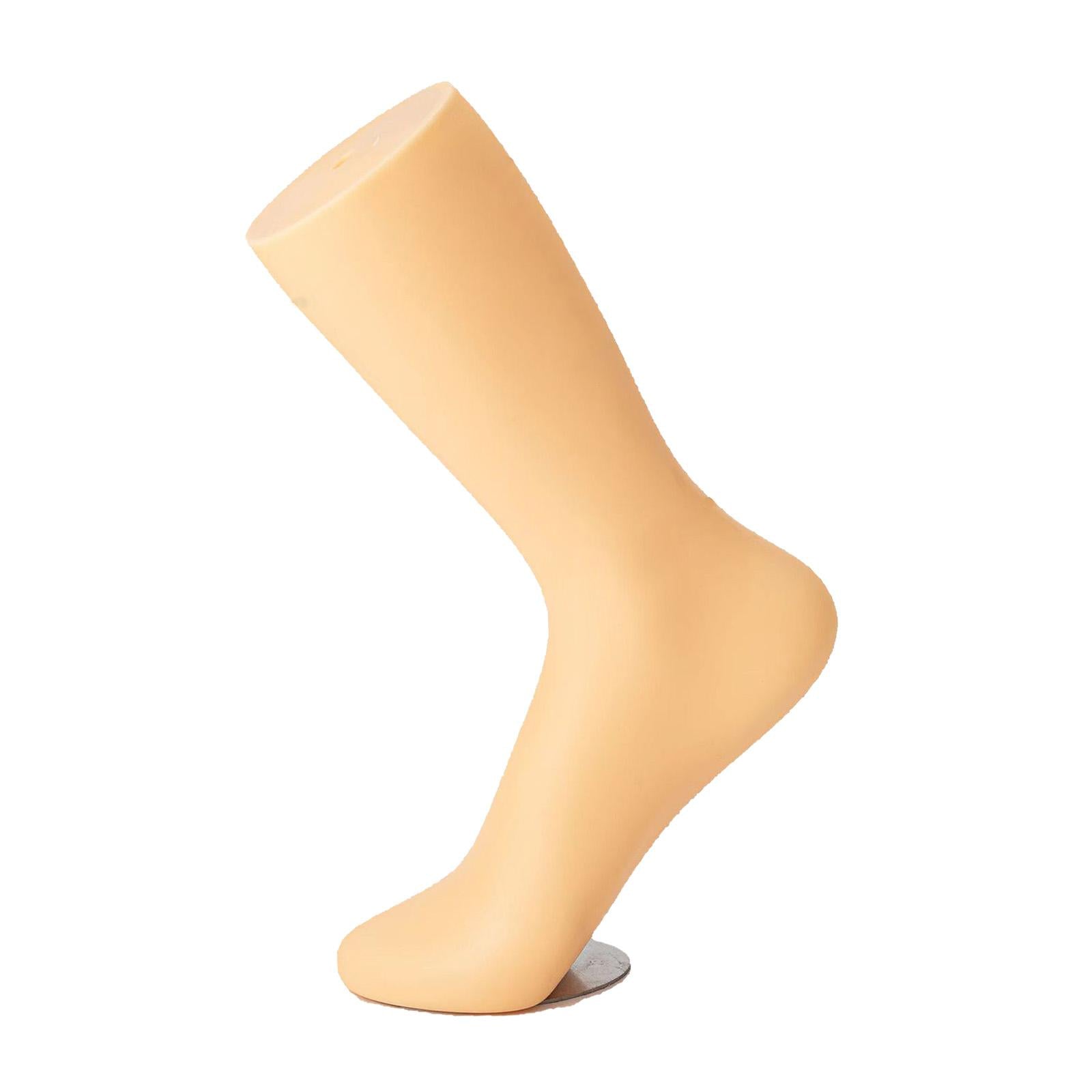 Mannequin Adult Feet Female Lifelike Standing for Chain Ankle Sandals Socks Right Foot Normal
