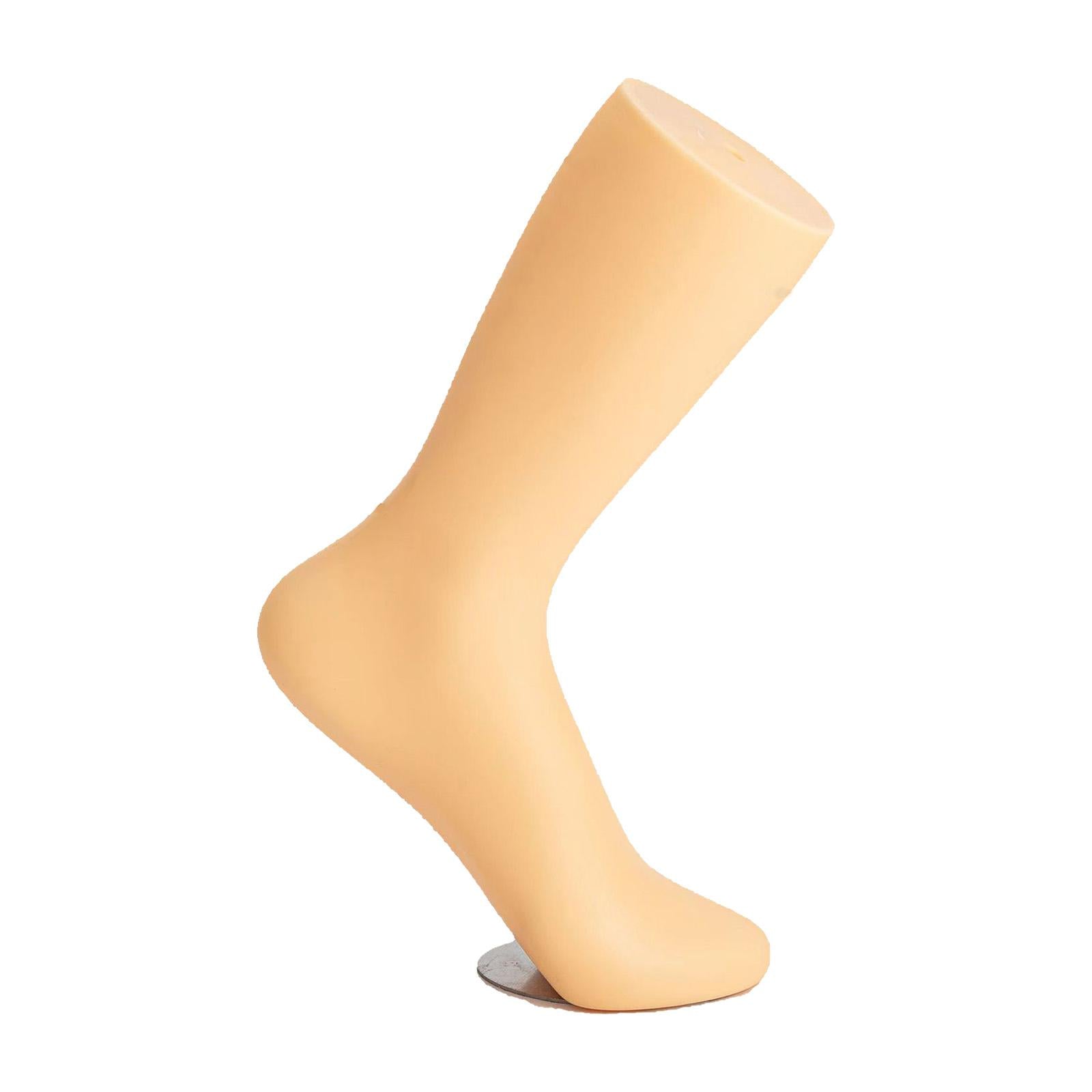 Mannequin Adult Feet Female Lifelike Standing for Chain Ankle Sandals Socks Left Foot Normal