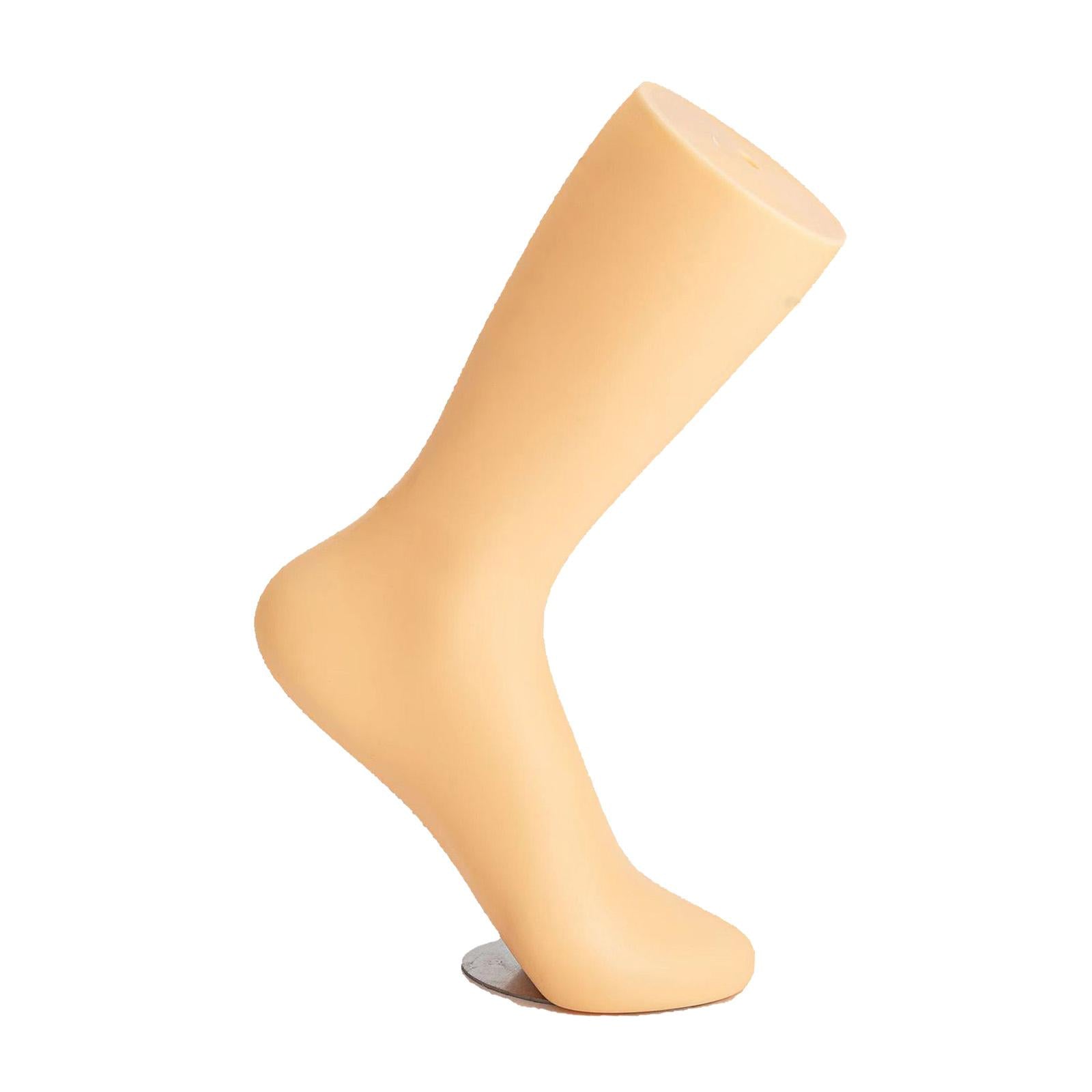 Mannequin Adult Feet Female Lifelike Standing for Chain Ankle Sandals Socks Left Foot Normal