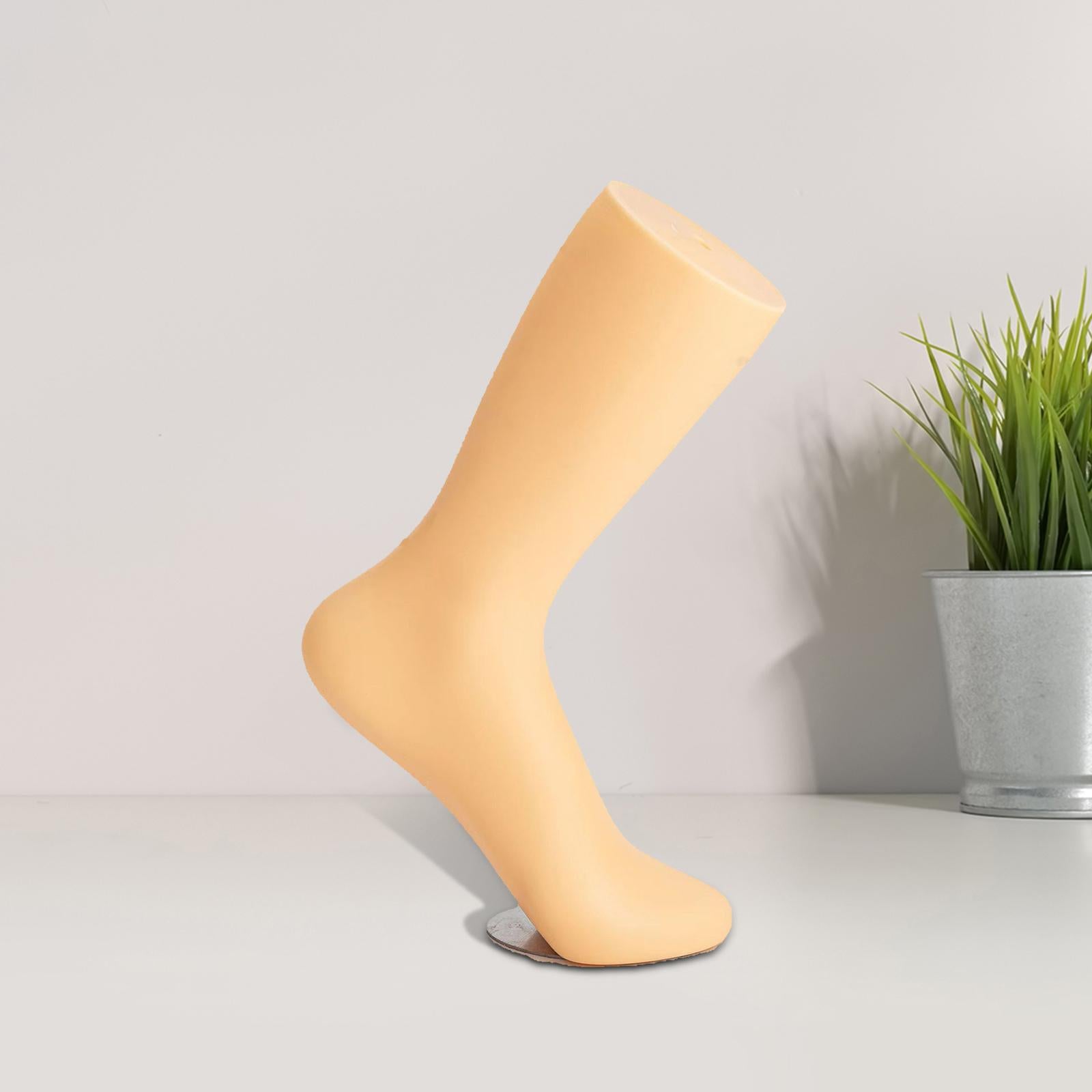 Mannequin Adult Feet Female Lifelike Standing for Chain Ankle Sandals Socks Left Foot Normal