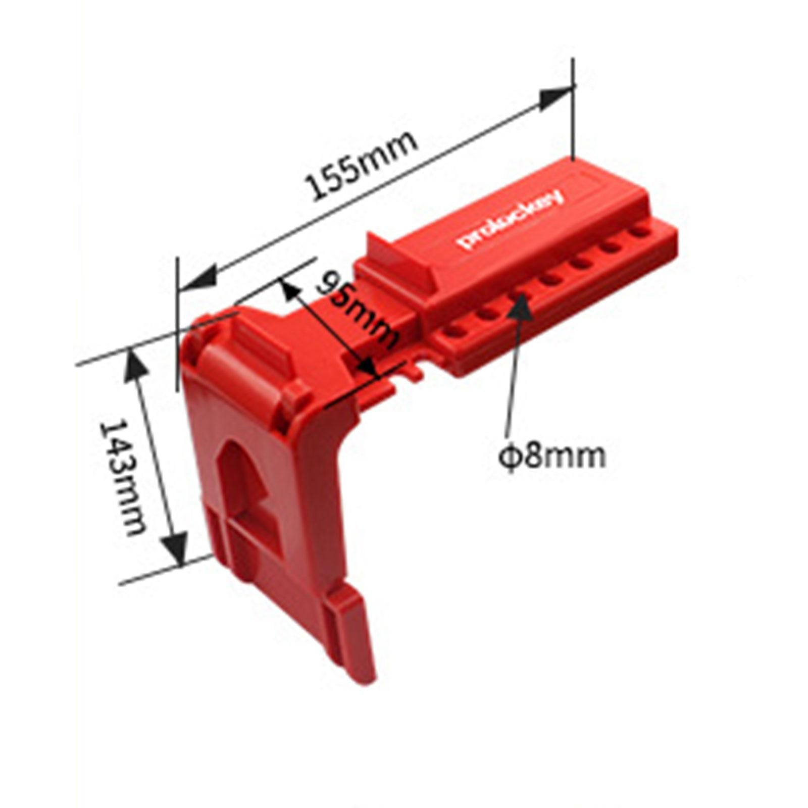 Adjustable Ball Valve Lockout Durable Industrial Pipe Diameter Practical Style A