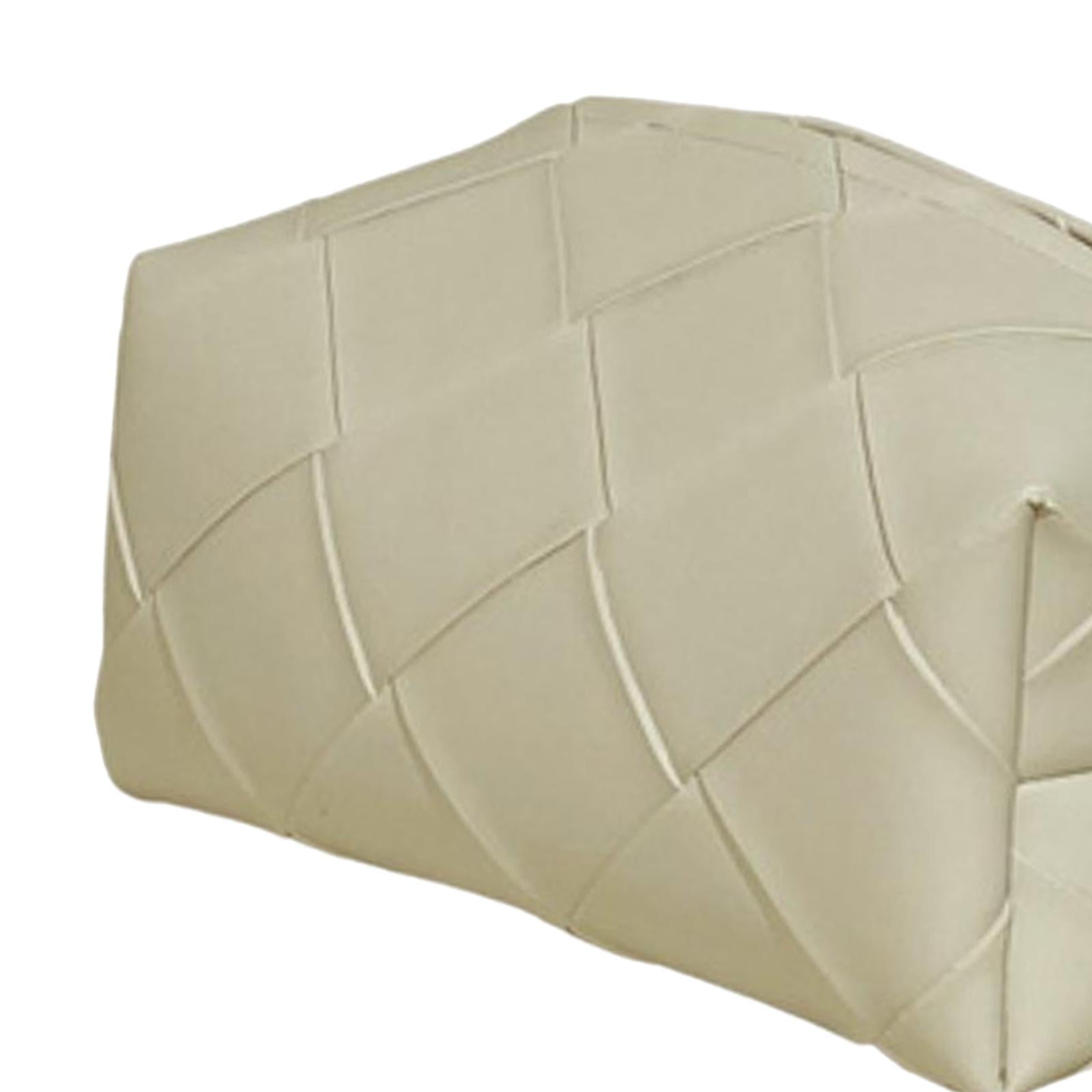 Freestanding Tissue Cover Tissue Paper Holder for Dining Table Bedroom Decor Beige