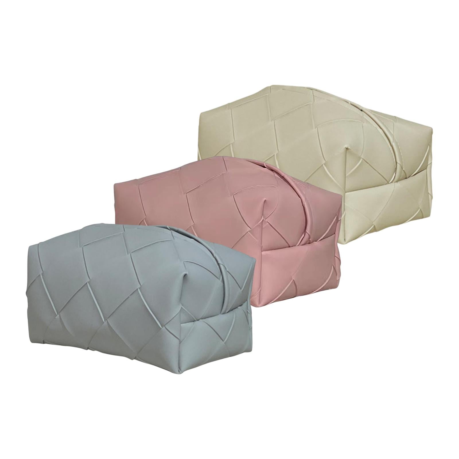 Freestanding Tissue Cover Tissue Paper Holder for Dining Table Bedroom Decor Beige