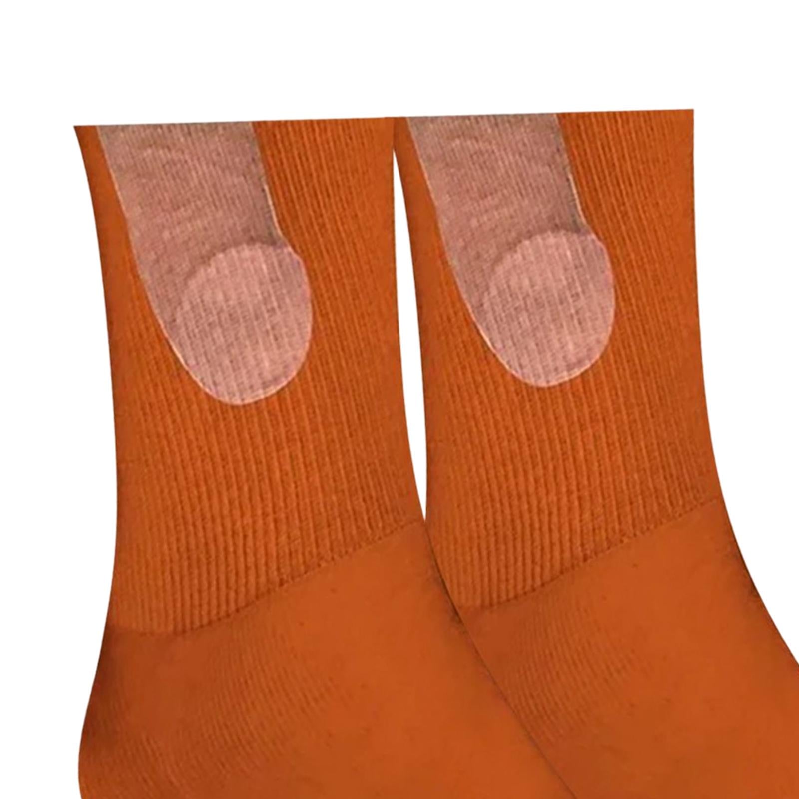 Sock Cycling Sock Casual Socks Soft Funny Men and Women for Women Men Couple 46cm Coffee color