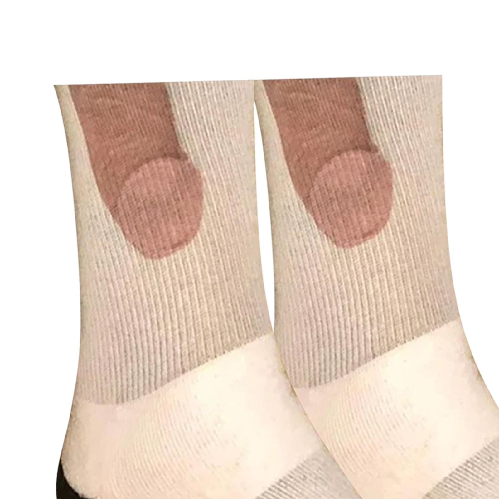 Sock Cycling Sock Casual Socks Soft Funny Men and Women for Women Men Couple 46cm Black with white