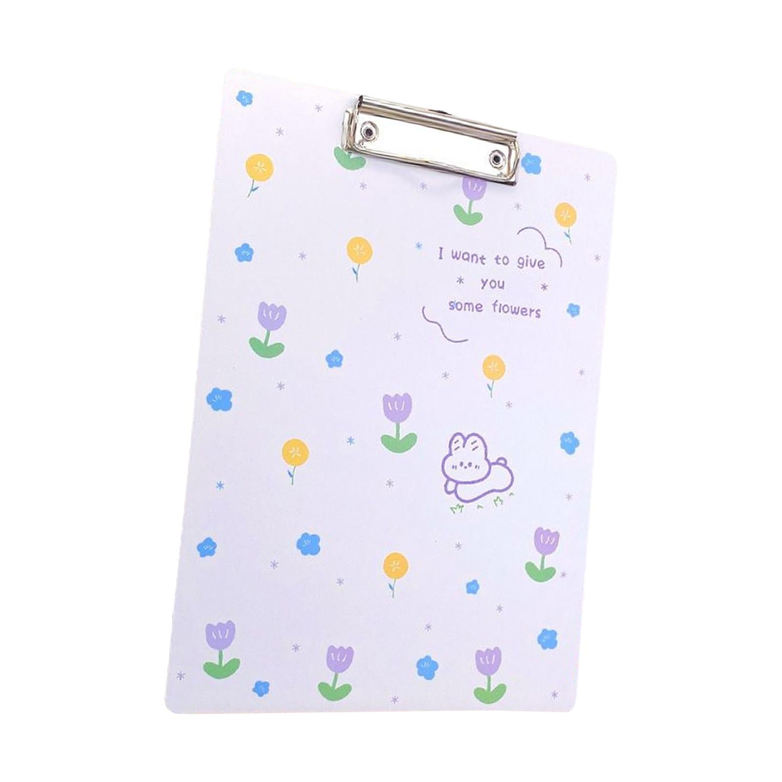 Cute Clipboard Fastener File Folders Gifts Creative for Home Documents Work bunny