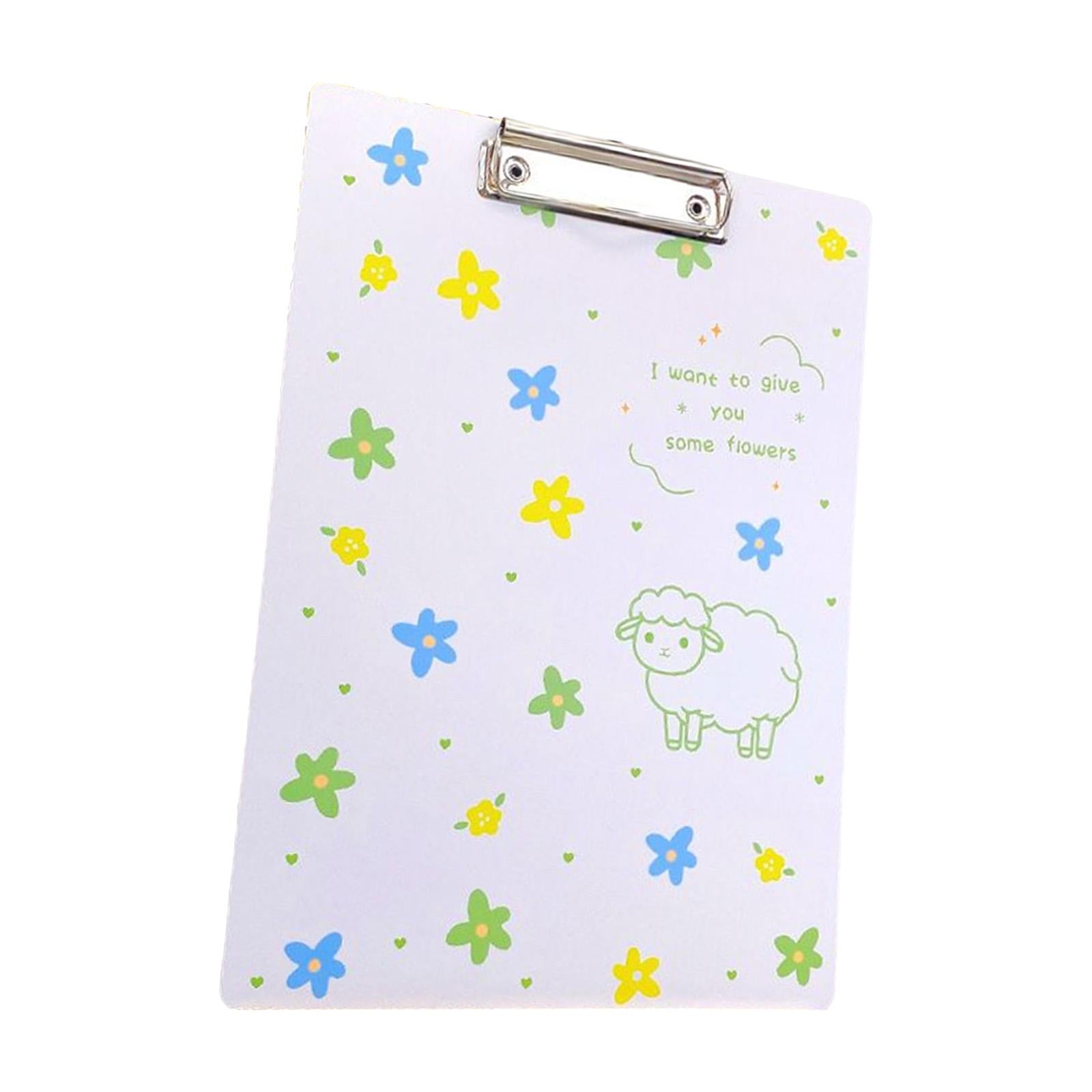 Cute Clipboard Fastener File Folders Gifts Creative for Home Documents Work Sheep
